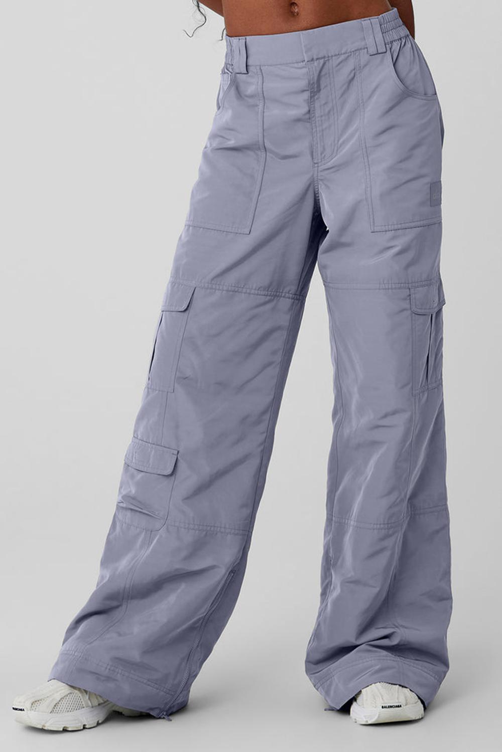 Παντελονι γυναικεια Alo Yoga High-Waist Ski-Moto Fog | Greece  BWRSV-7320