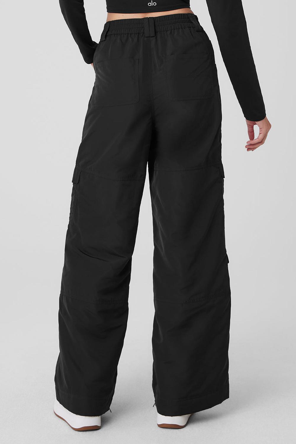 Παντελονι γυναικεια Alo Yoga High-Waist Ski-Moto μαυρα | Greece  SAYFT-2687