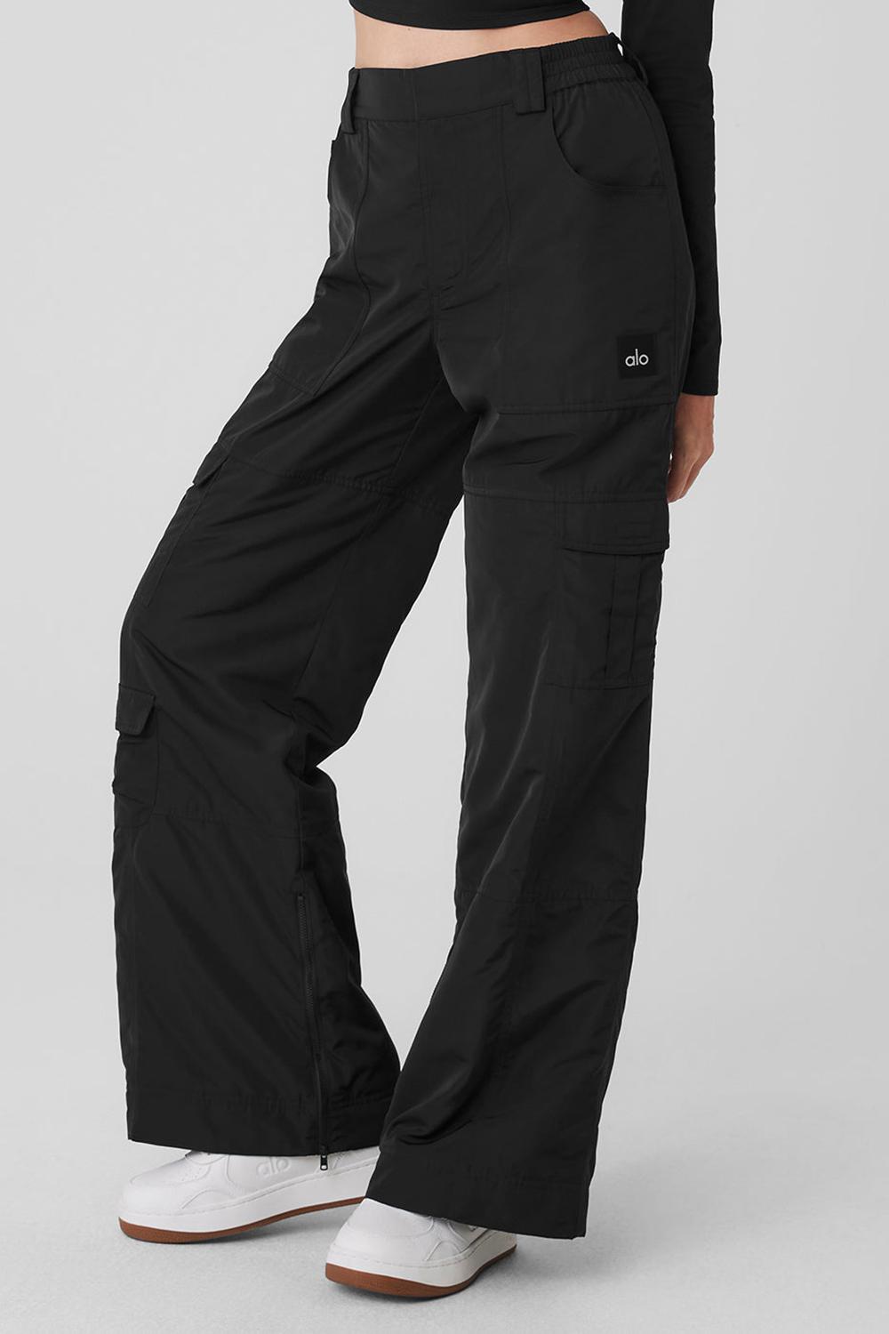Παντελονι γυναικεια Alo Yoga High-Waist Ski-Moto μαυρα | Greece  SAYFT-2687