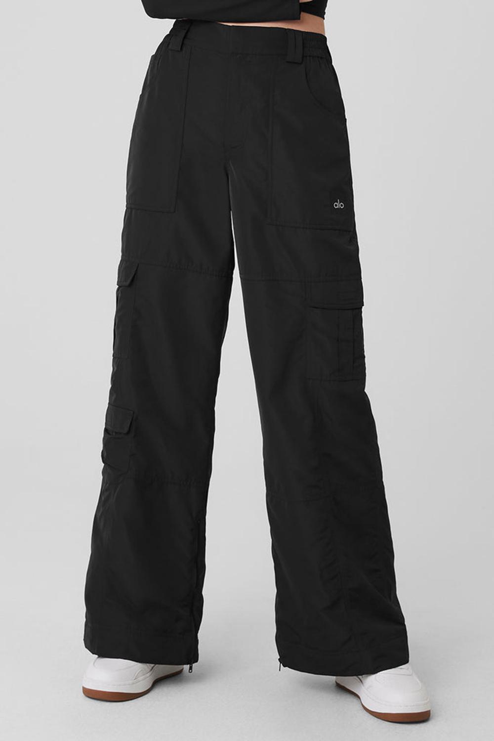 Παντελονι γυναικεια Alo Yoga High-Waist Ski-Moto μαυρα | Greece  SAYFT-2687
