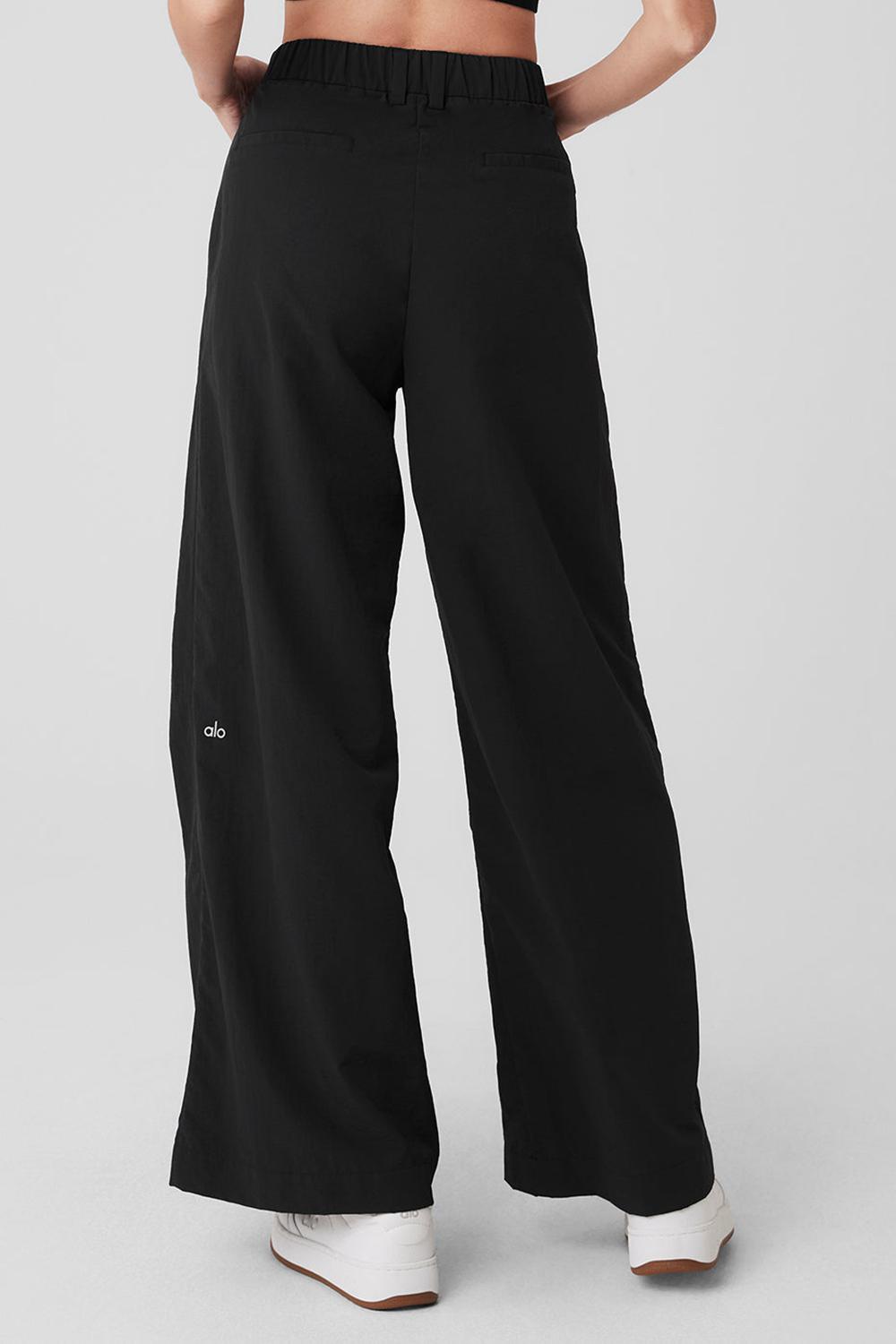 Παντελονι γυναικεια Alo Yoga High-Waist Street Smart μαυρα | Greece  PVSNO-8359