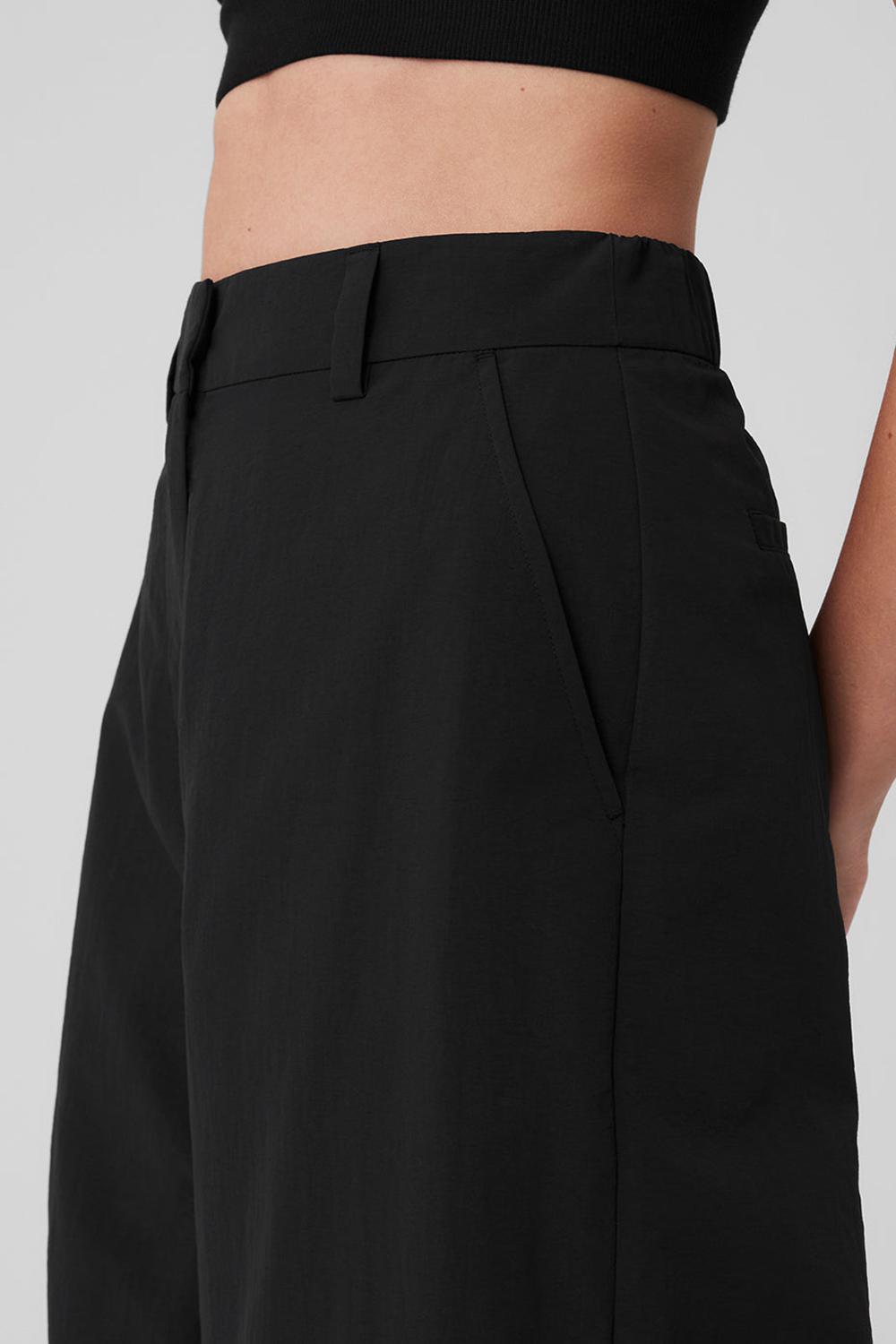 Παντελονι γυναικεια Alo Yoga High-Waist Street Smart μαυρα | Greece  PVSNO-8359