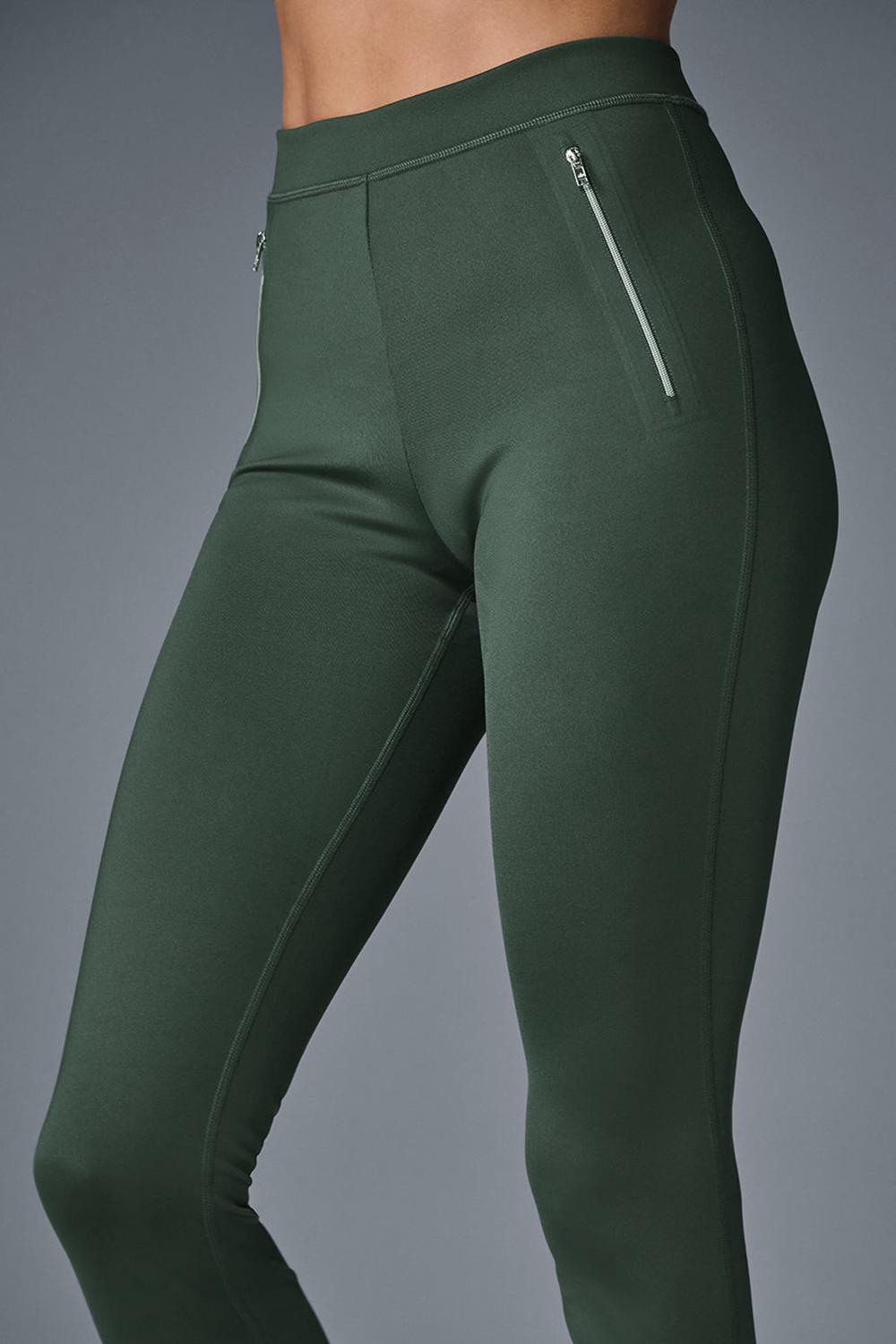 Κολαν γυναικεια Alo Yoga High-Waist Thrill Seeker σκούρο | Greece  YZPXA-7409
