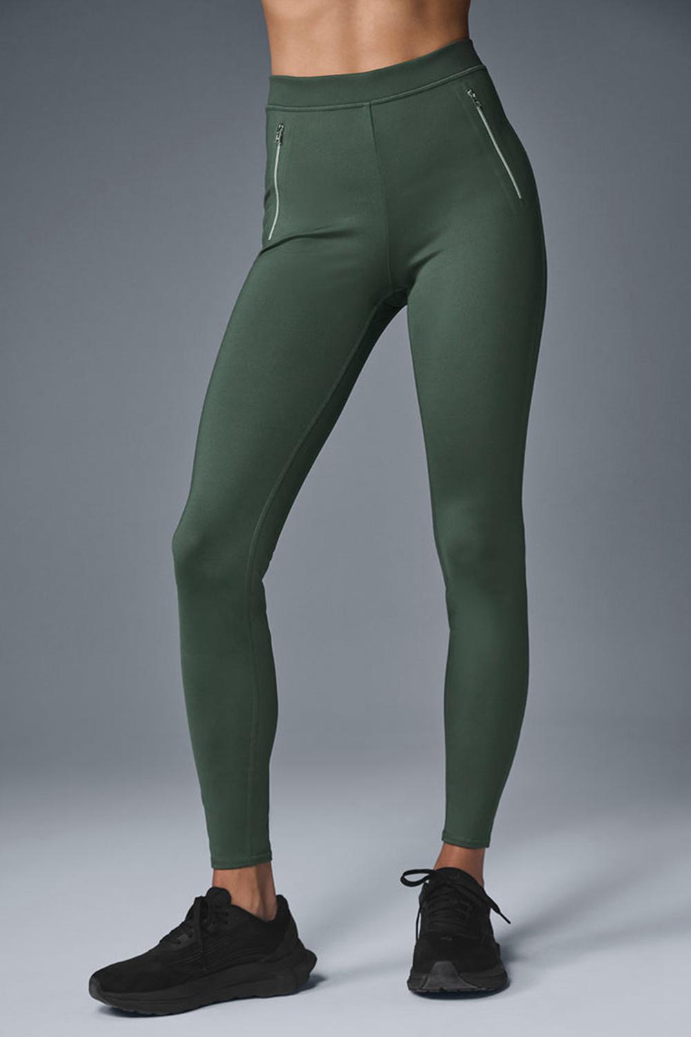 Κολαν γυναικεια Alo Yoga High-Waist Thrill Seeker σκούρο | Greece  YZPXA-7409