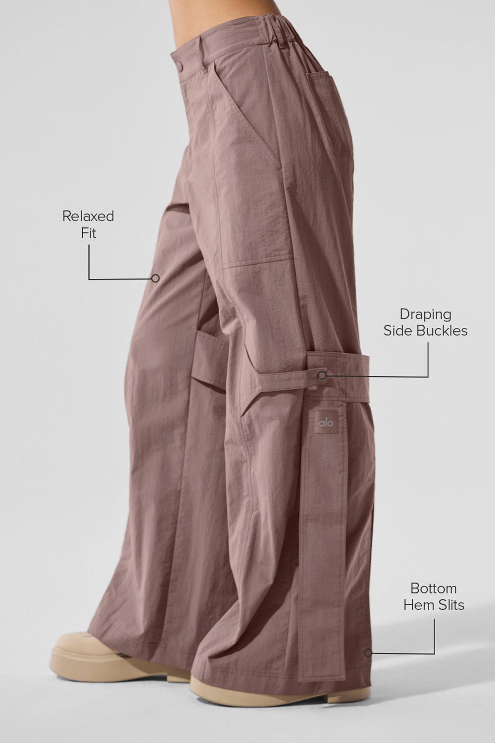 Παντελονι γυναικεια Alo Yoga High-Waist Voyager Mushroom | Greece  HWDMR-2519