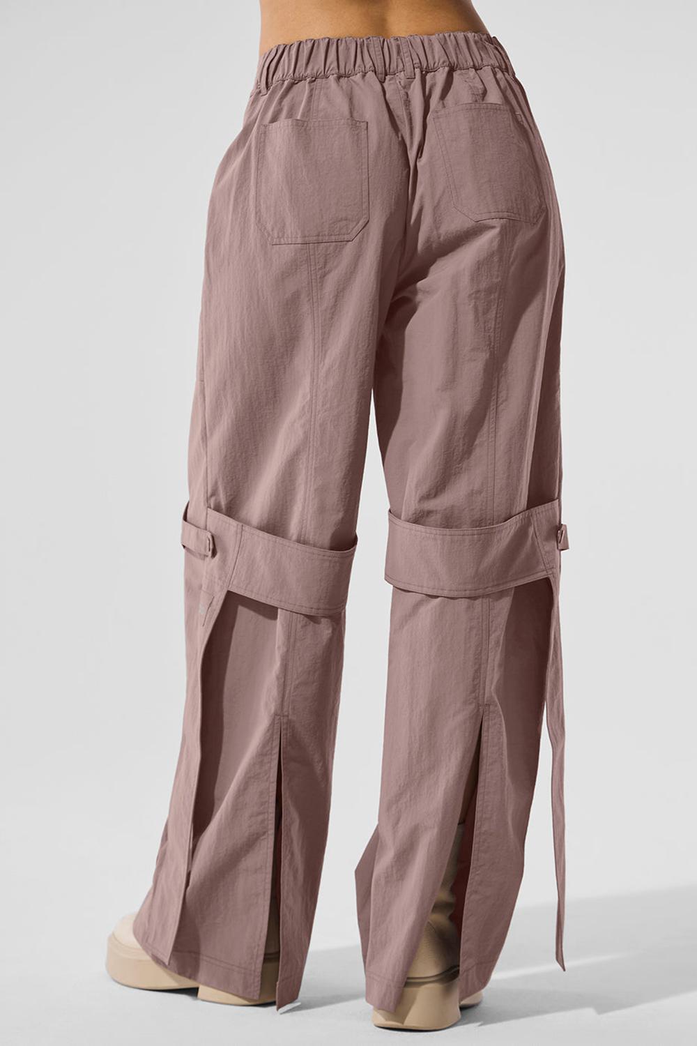 Παντελονι γυναικεια Alo Yoga High-Waist Voyager Mushroom | Greece  HWDMR-2519