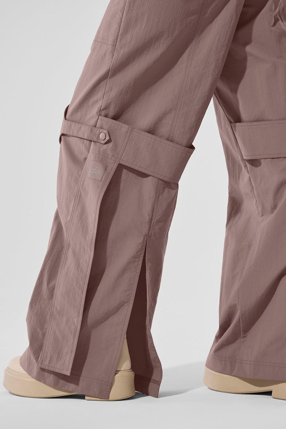 Παντελονι γυναικεια Alo Yoga High-Waist Voyager Mushroom | Greece  HWDMR-2519
