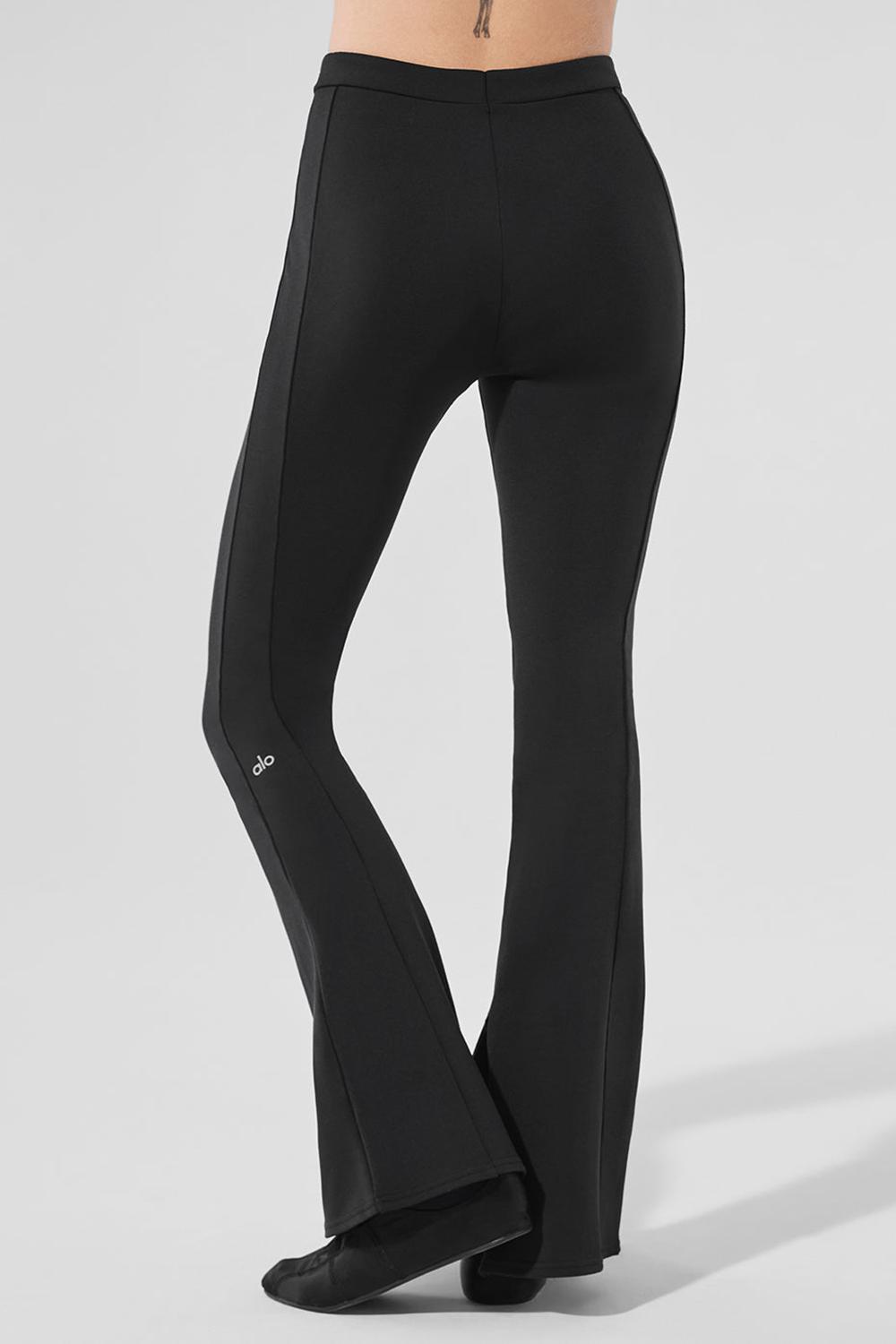 Κολαν γυναικεια Alo Yoga High-Waist Zip It Flare μαυρα | Greece  VKSIW-0179