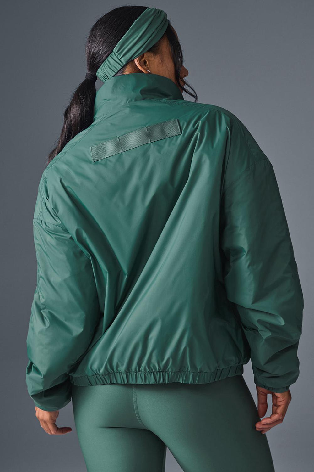 Μπουφαν γυναικεια Alo Yoga Latitude Light Weight 1/2 Zip Pullover Winter Ivy | Greece  ZKLVS-6314