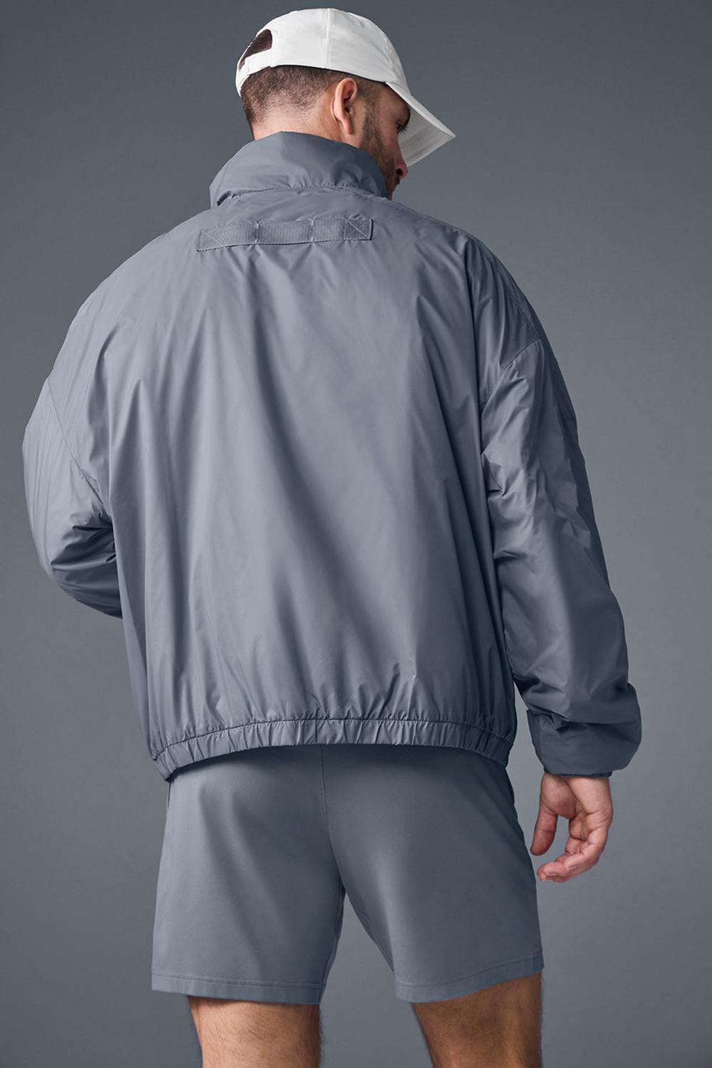 Μπουφαν ανδρικα Alo Yoga Latitude Light Weight 1/2 Zip γκρι | Greece  VPQYA-9128