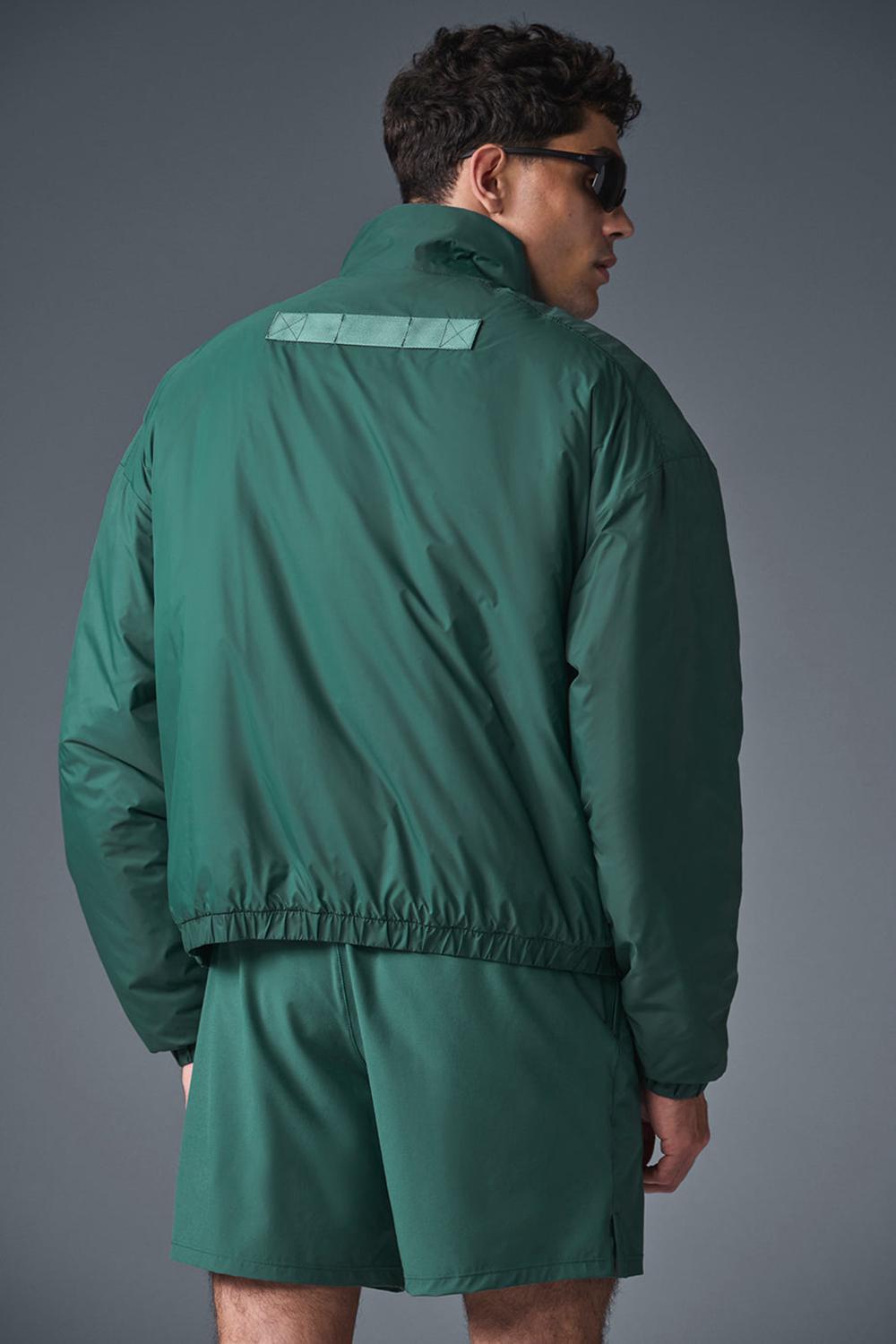 Μπουφαν ανδρικα Alo Yoga Latitude Light Weight 1/2 Zip Pullover Winter Ivy | Greece  IMGFD-4786