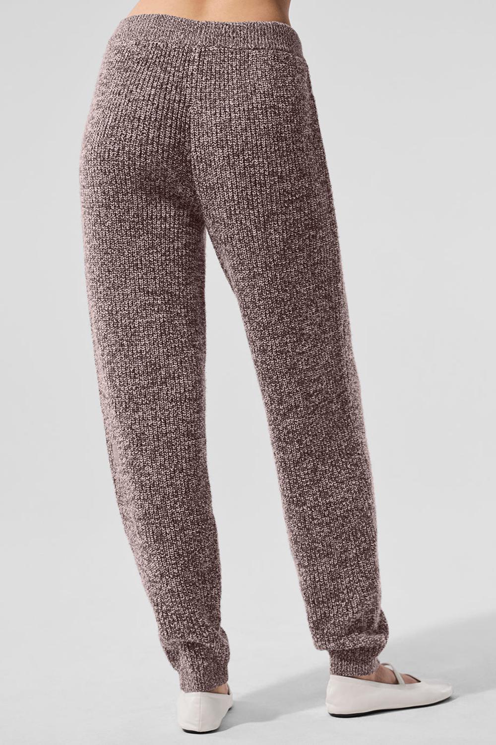 Παντελονι γυναικεια Alo Yoga Marl Sweater Mushroom Marl | Greece  XSNYM-0751