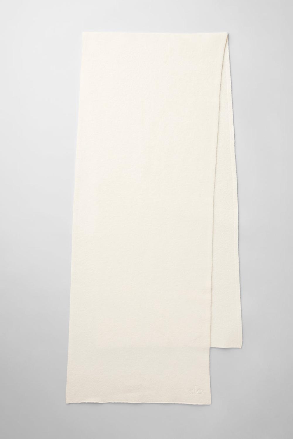 Κασκολ γυναικεια Alo Yoga Merino Wool Oversized Ivory | Greece  CTQKX-8641