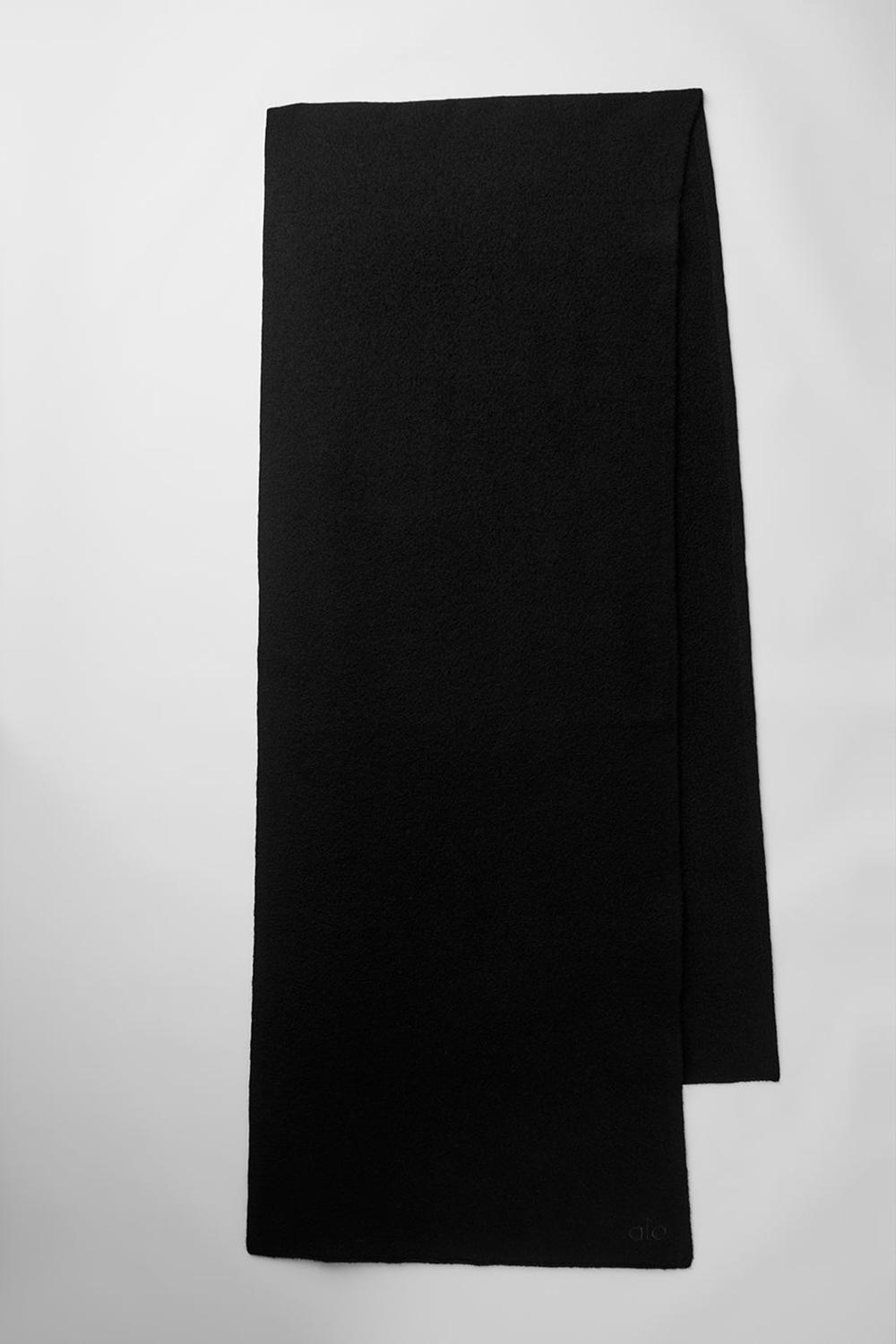 Κασκολ ανδρικα Alo Yoga Merino Wool Oversized μαυρα | Greece  PKZVM-3650