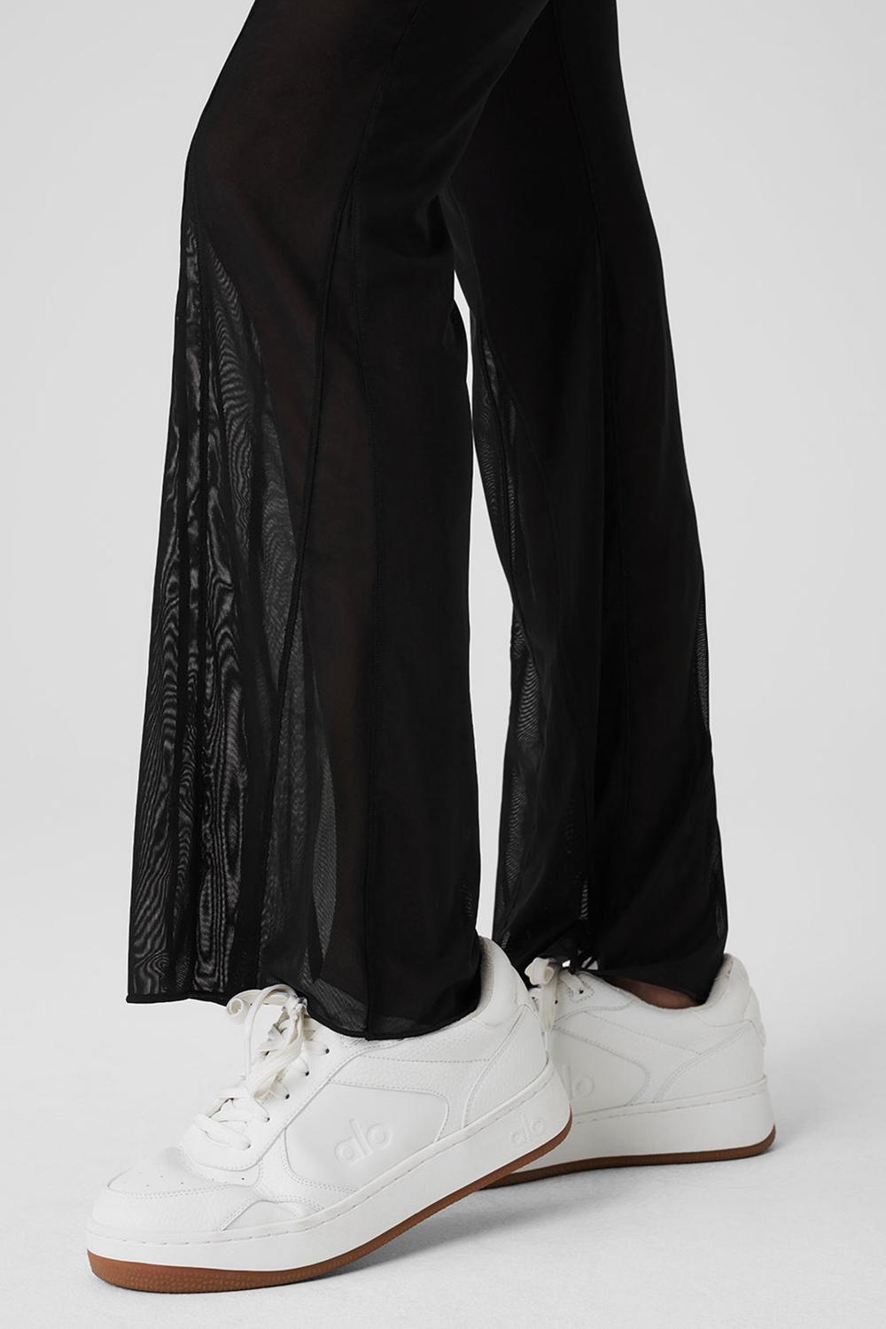 Παντελονι γυναικεια Alo Yoga Mesh High-Waist Flicker μαυρα | Greece  IEVGJ-8345
