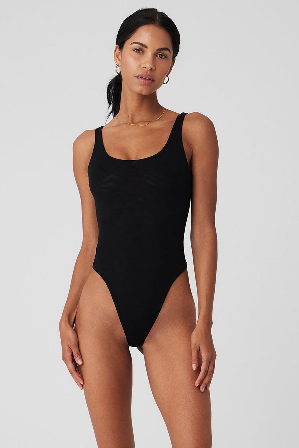 Κορμακια γυναικεια Alo Yoga Mesh Sheer Illusion μαυρα | Greece  MXYSN-5716
