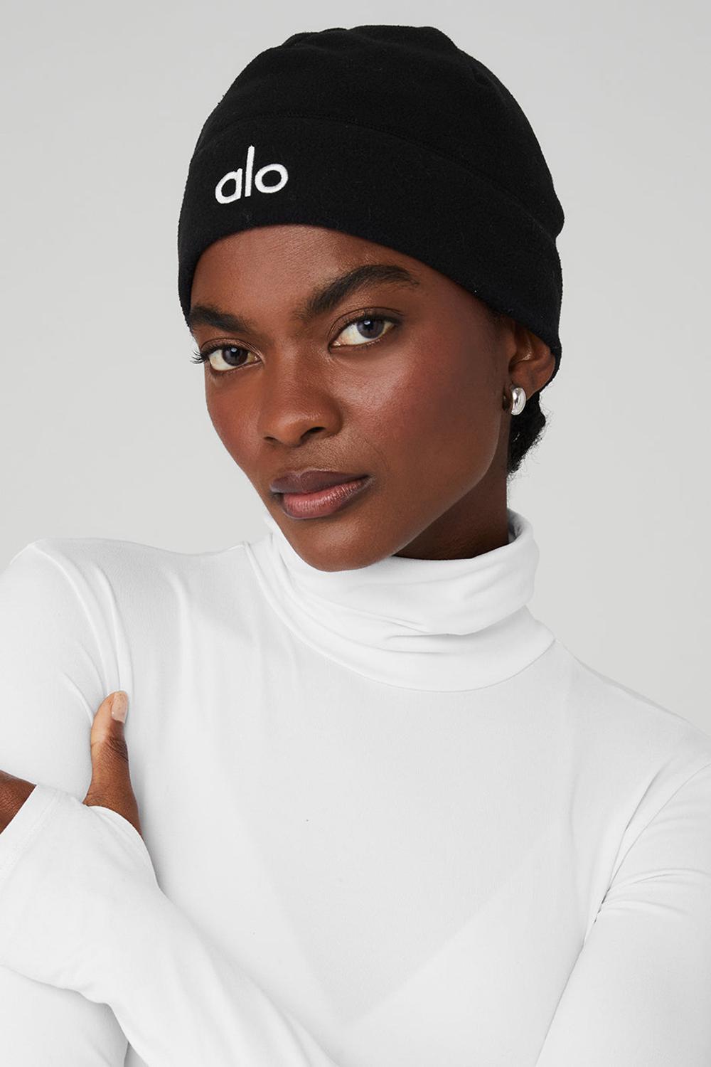 Σκουφακι ανδρικα Alo Yoga Performance Fleece μαυρα | Greece  EIYCH-4280