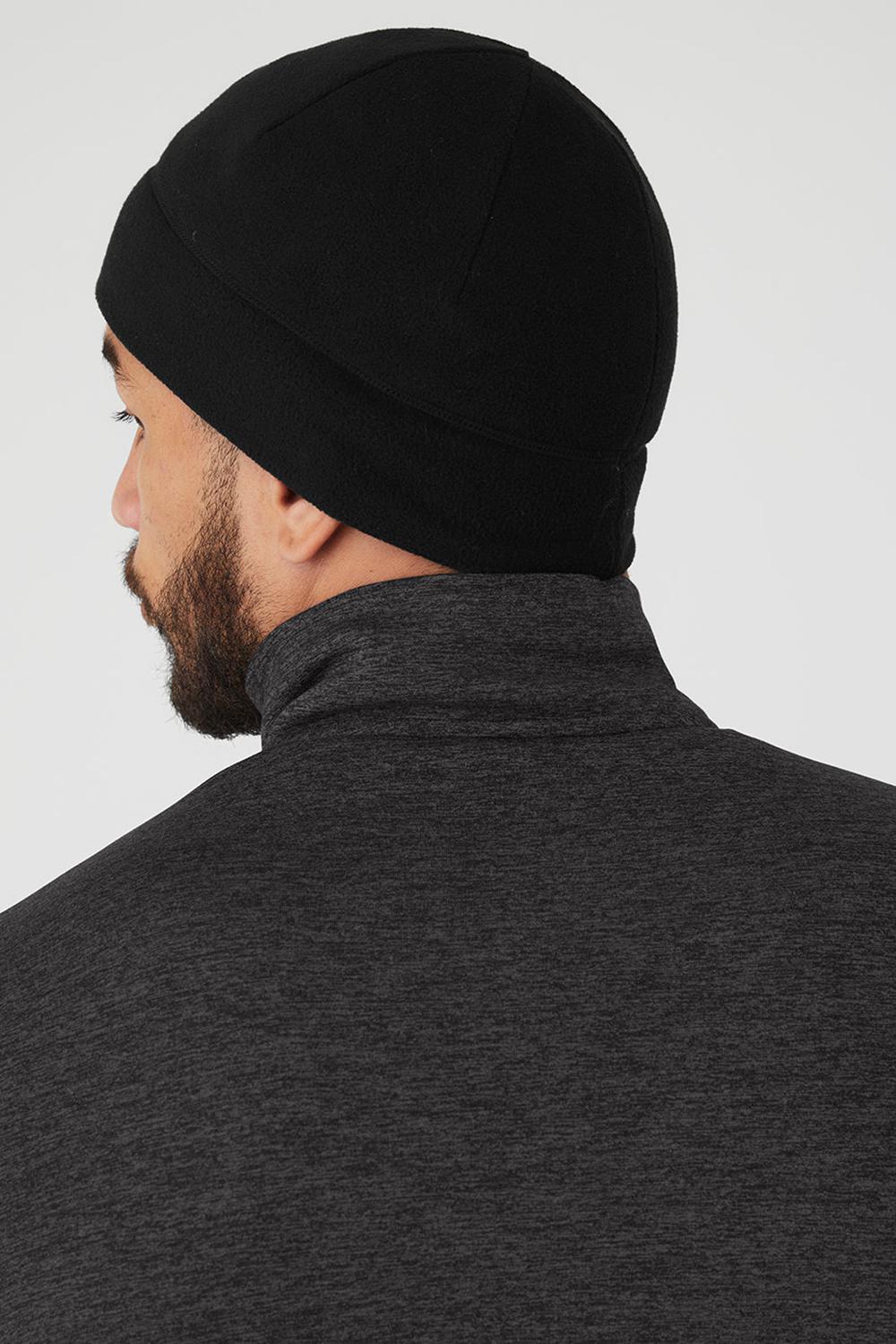 Σκουφακι ανδρικα Alo Yoga Performance Fleece μαυρα | Greece  EIYCH-4280