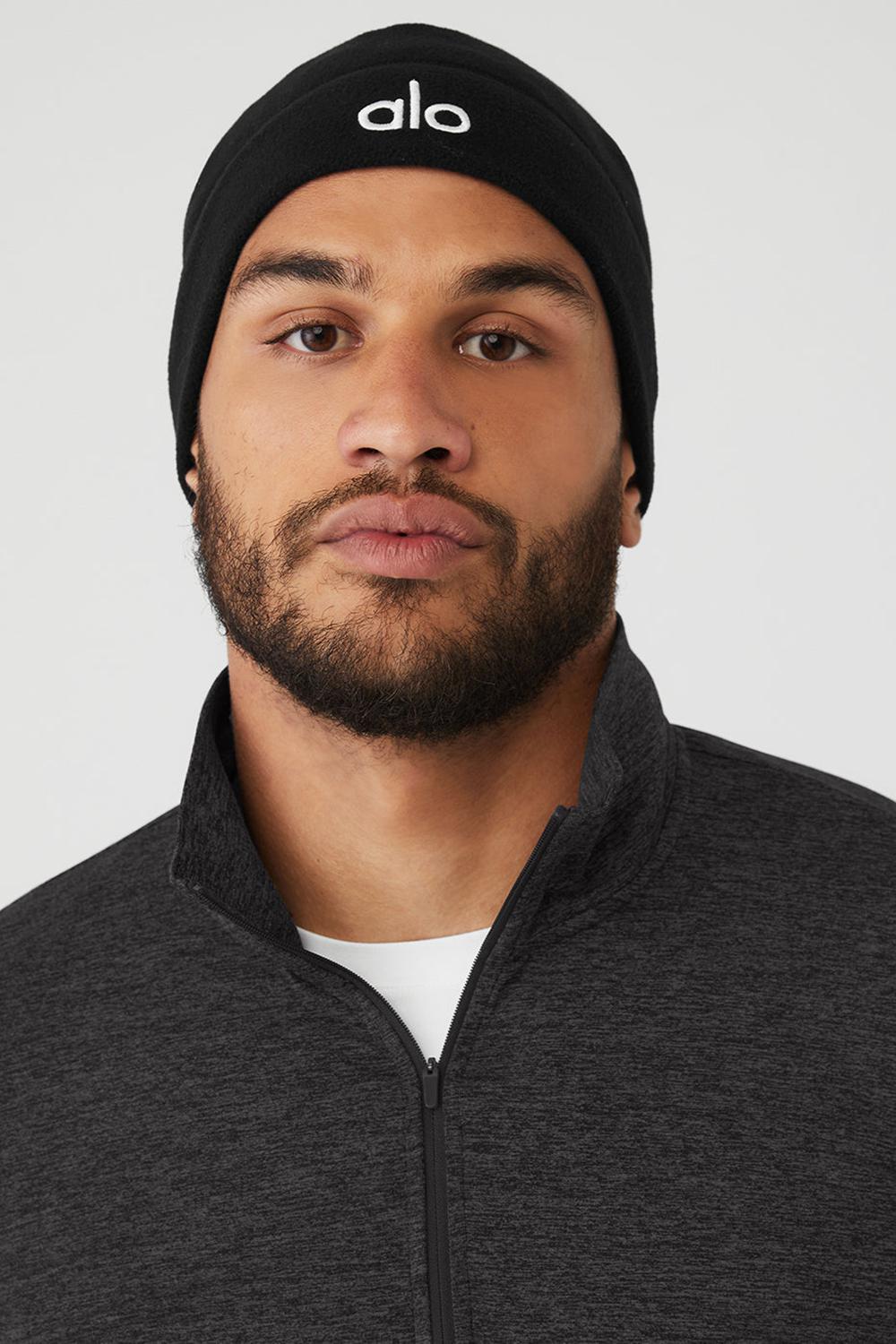 Σκουφακι γυναικεια Alo Yoga Performance Fleece μαυρα | Greece  VAOBL-6378