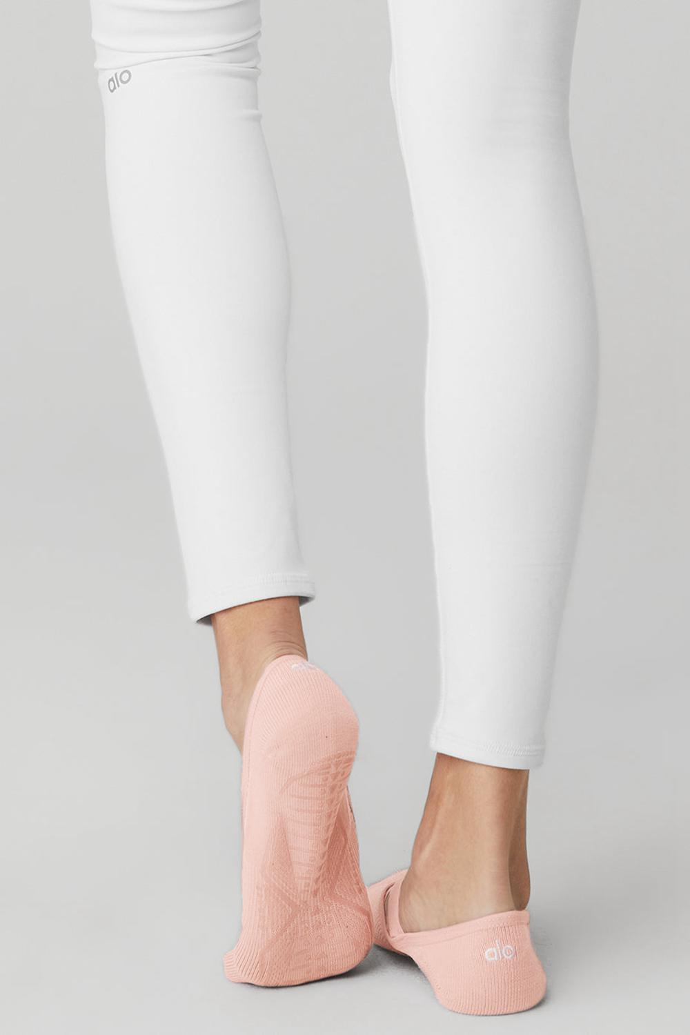 Καλτσεσ γυναικεια Alo Yoga Pivot Barre Barres Pale Mauve | Greece  UOBFG-9186