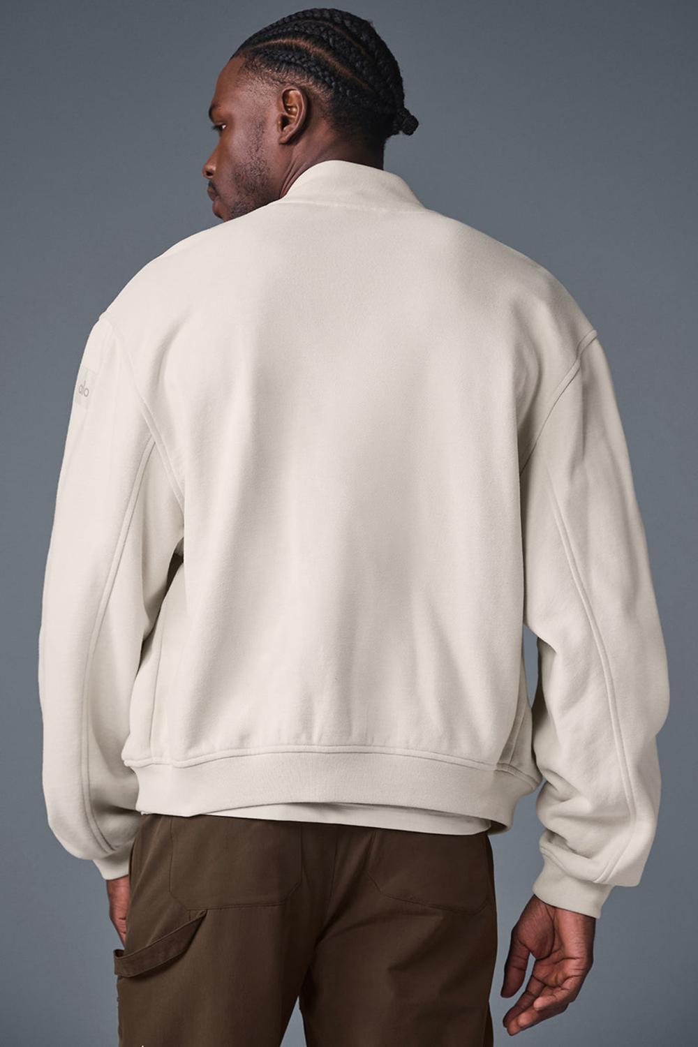Μπουφαν ανδρικα Alo Yoga Renown Varsity Bone | Greece  DWYAO-9824