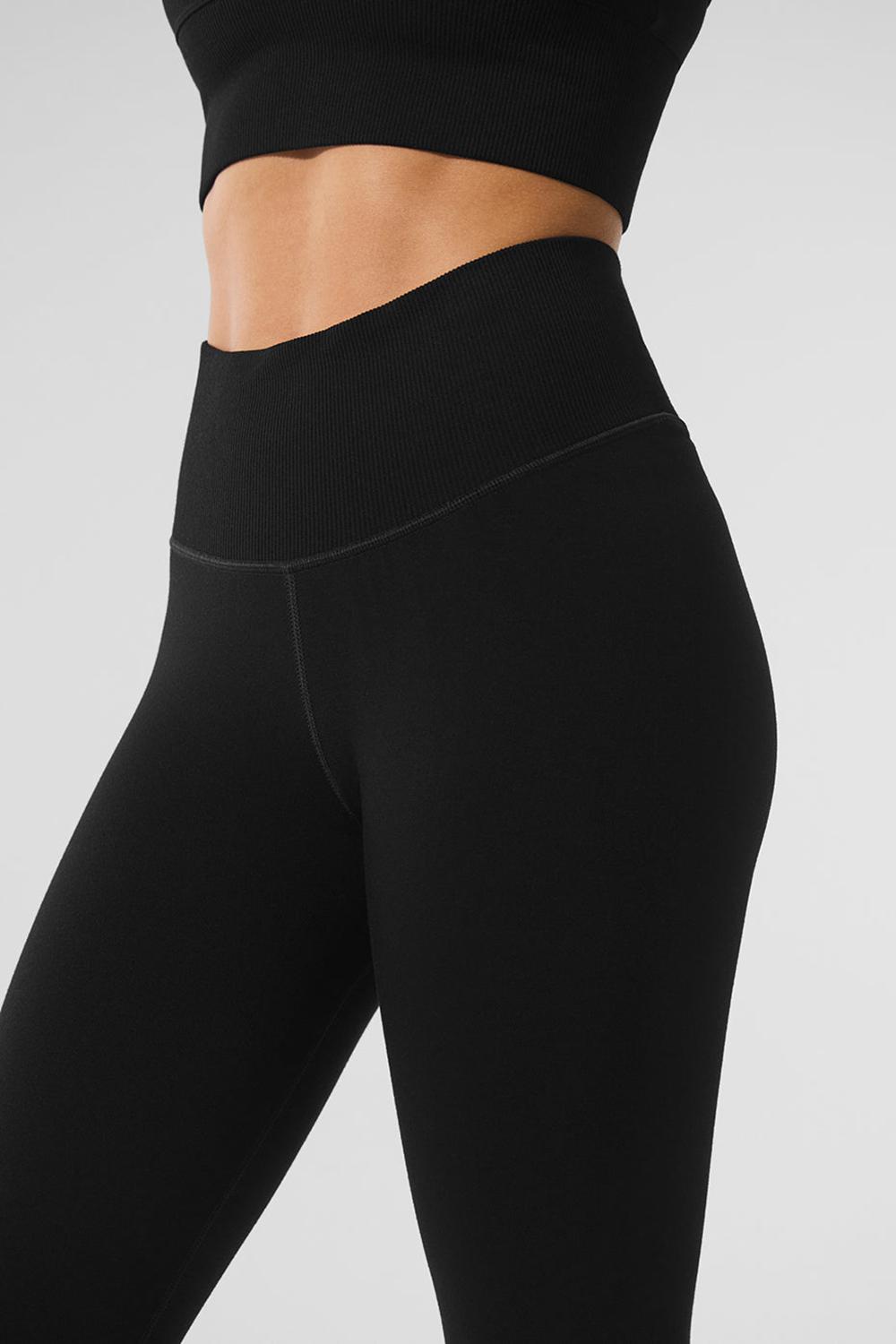 Κολαν γυναικεια Alo Yoga Seamless Winter Warm Plush High-Waist 7/8 μαυρα | Greece  OCEKJ-6930