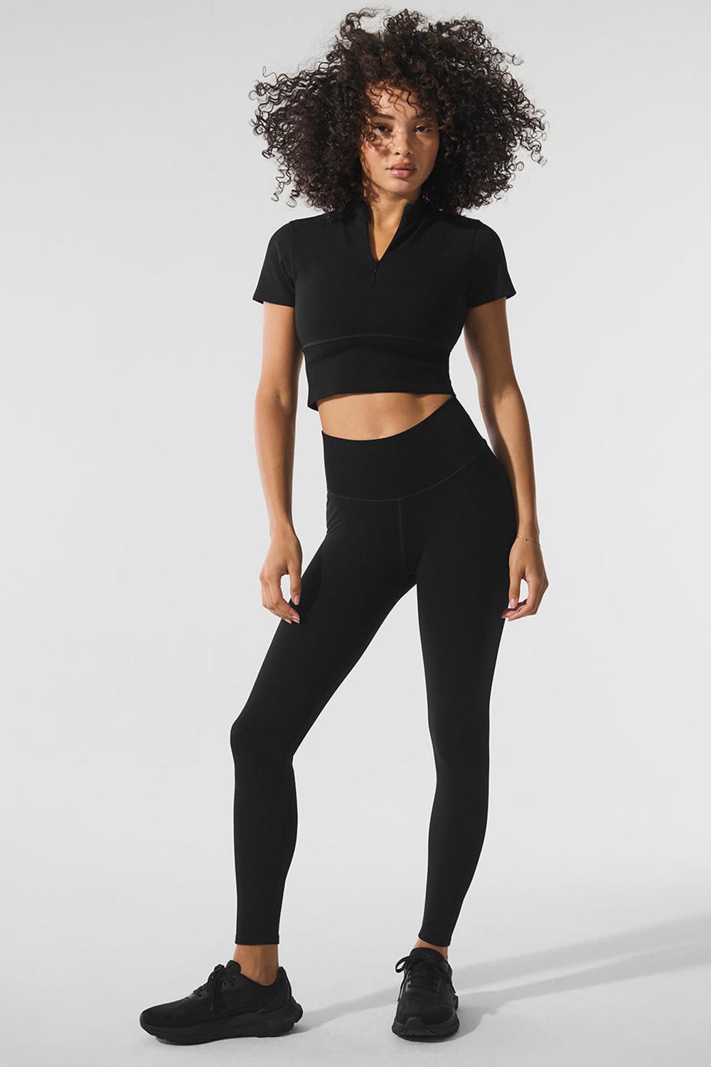 Κολαν γυναικεια Alo Yoga Seamless Winter Warm Plush High-Waist 7/8 μαυρα | Greece  OCEKJ-6930