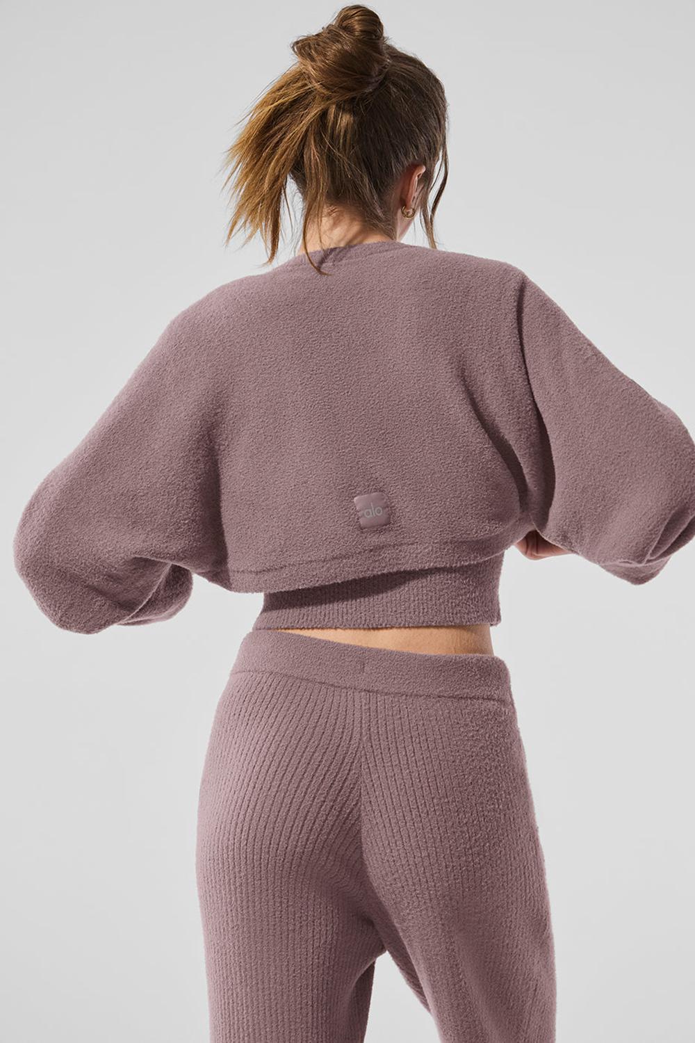 Κασκολ γυναικεια Alo Yoga Snuggle Up Sweater Shawl Mushroom | Greece  MWRFY-9126