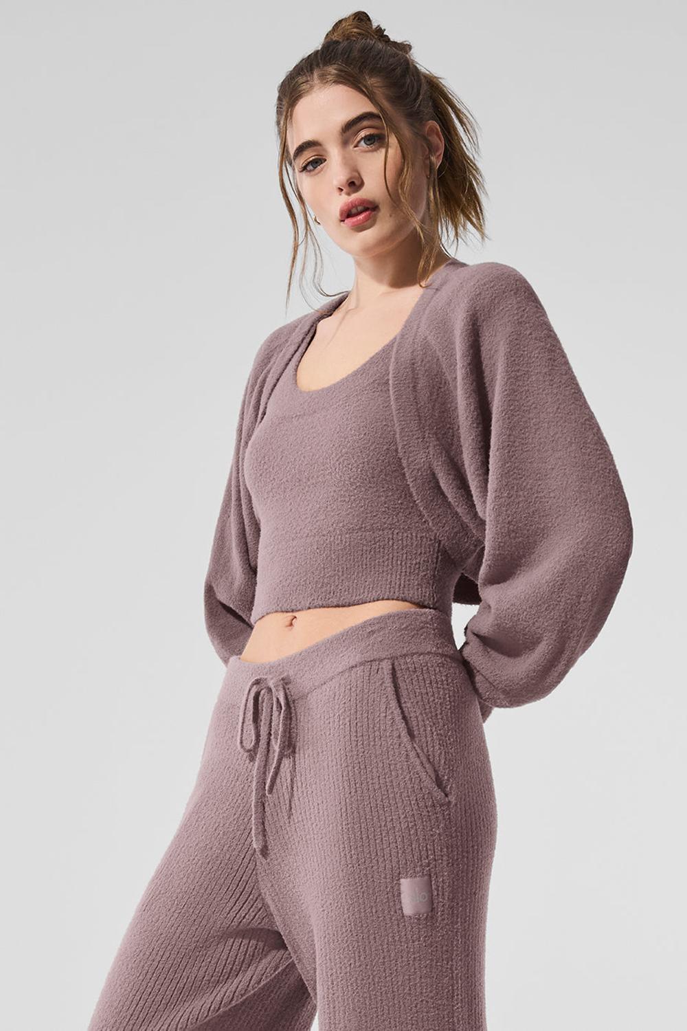 Κασκολ γυναικεια Alo Yoga Snuggle Up Sweater Shawl Mushroom | Greece  MWRFY-9126
