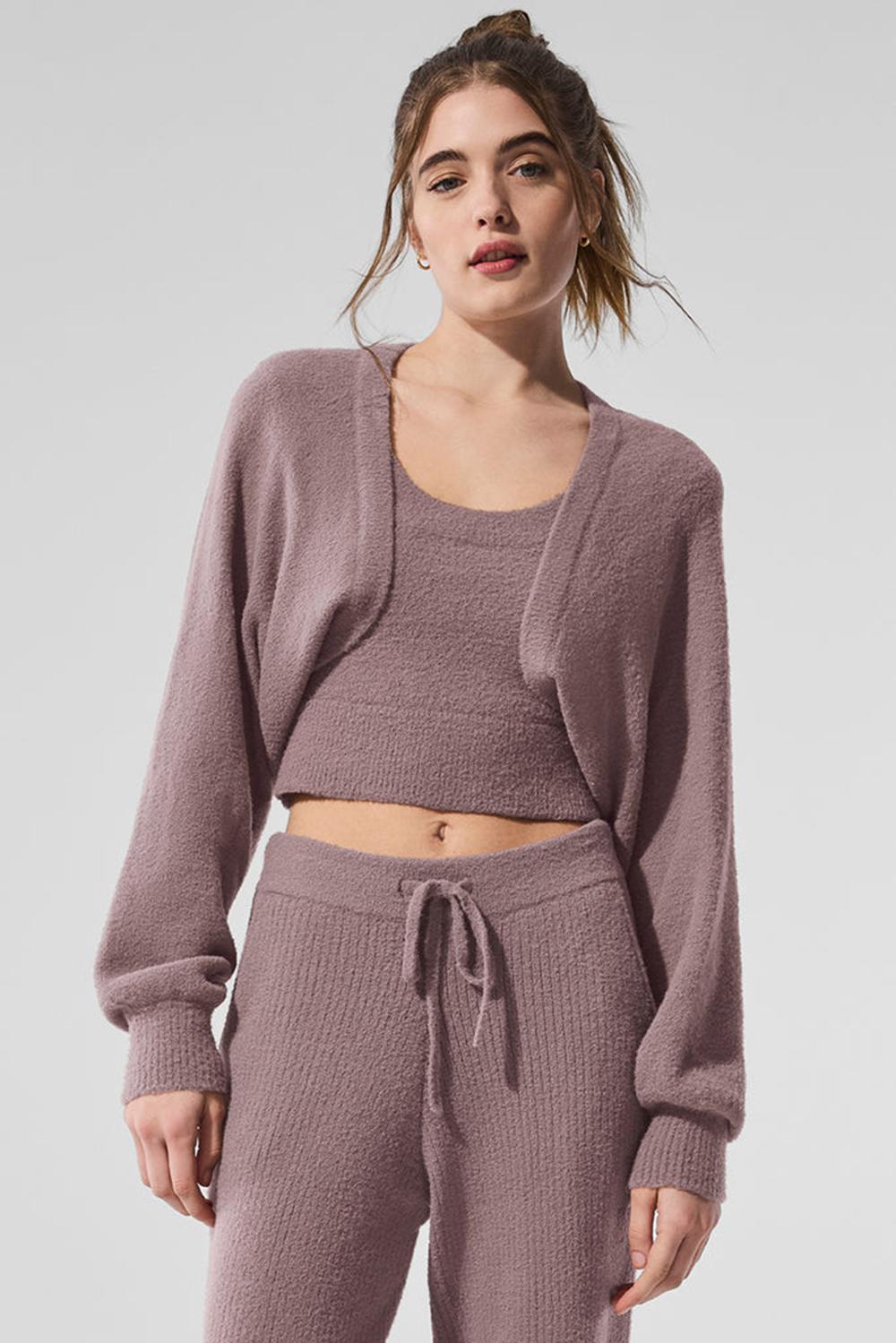 Κασκολ γυναικεια Alo Yoga Snuggle Up Sweater Shawl Mushroom | Greece  MWRFY-9126
