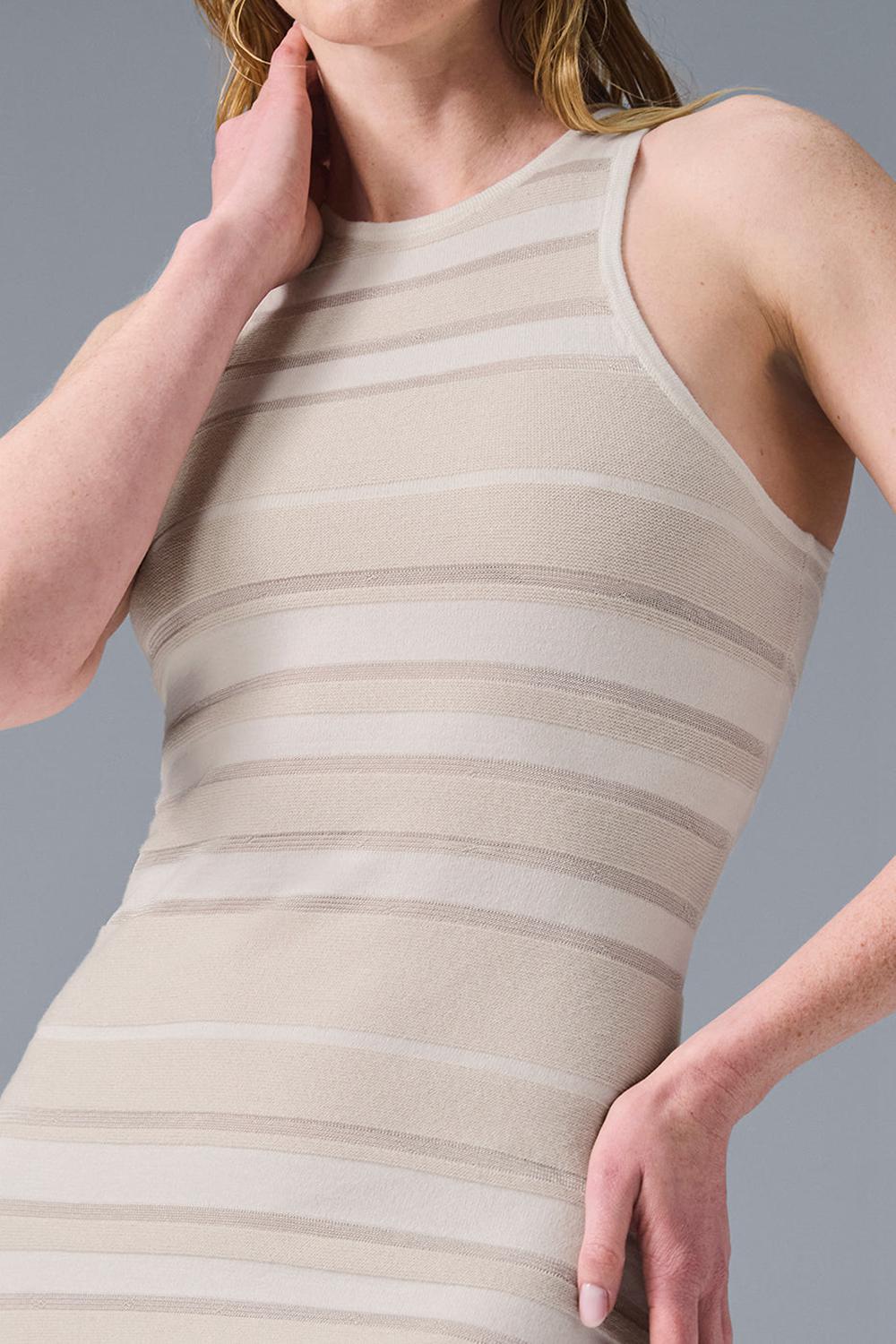 Φορεμα γυναικεια Alo Yoga Sport Play Knit Ivory / Alabaster | Greece  LOVUF-4873