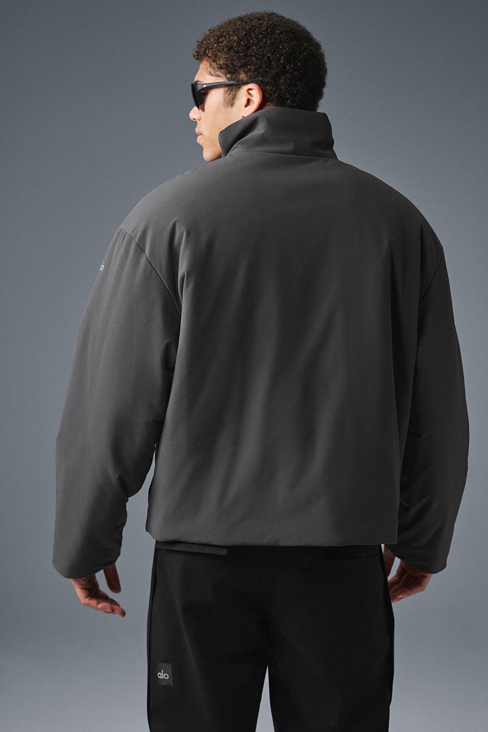 Μπουφαν ανδρικα Alo Yoga Stretch Woven Notable Anthracite | Greece  PZJOG-8174