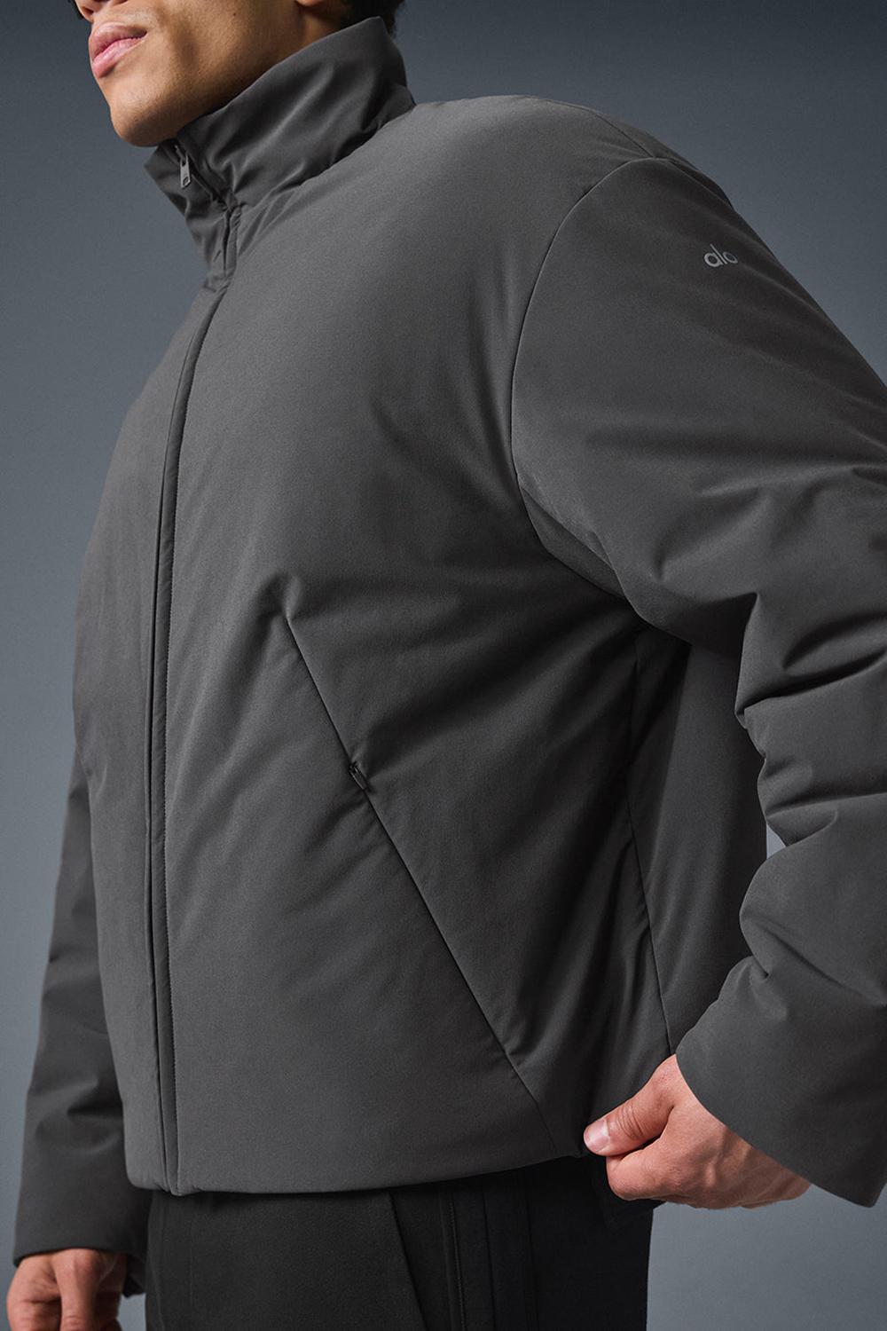 Μπουφαν ανδρικα Alo Yoga Stretch Woven Notable Anthracite | Greece  PZJOG-8174