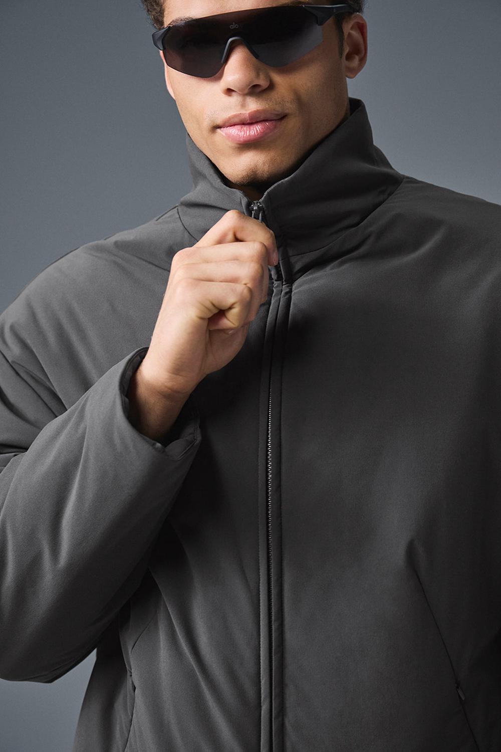 Μπουφαν ανδρικα Alo Yoga Stretch Woven Notable Anthracite | Greece  PZJOG-8174