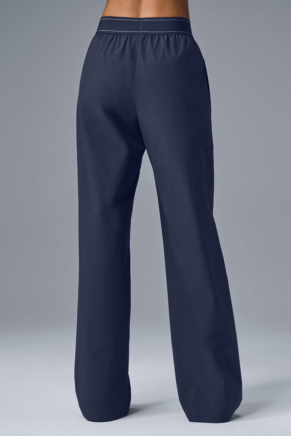 Παντελονι γυναικεια Alo Yoga Suit Up (Long) σκουρο μπλε | Greece  BYREZ-8943