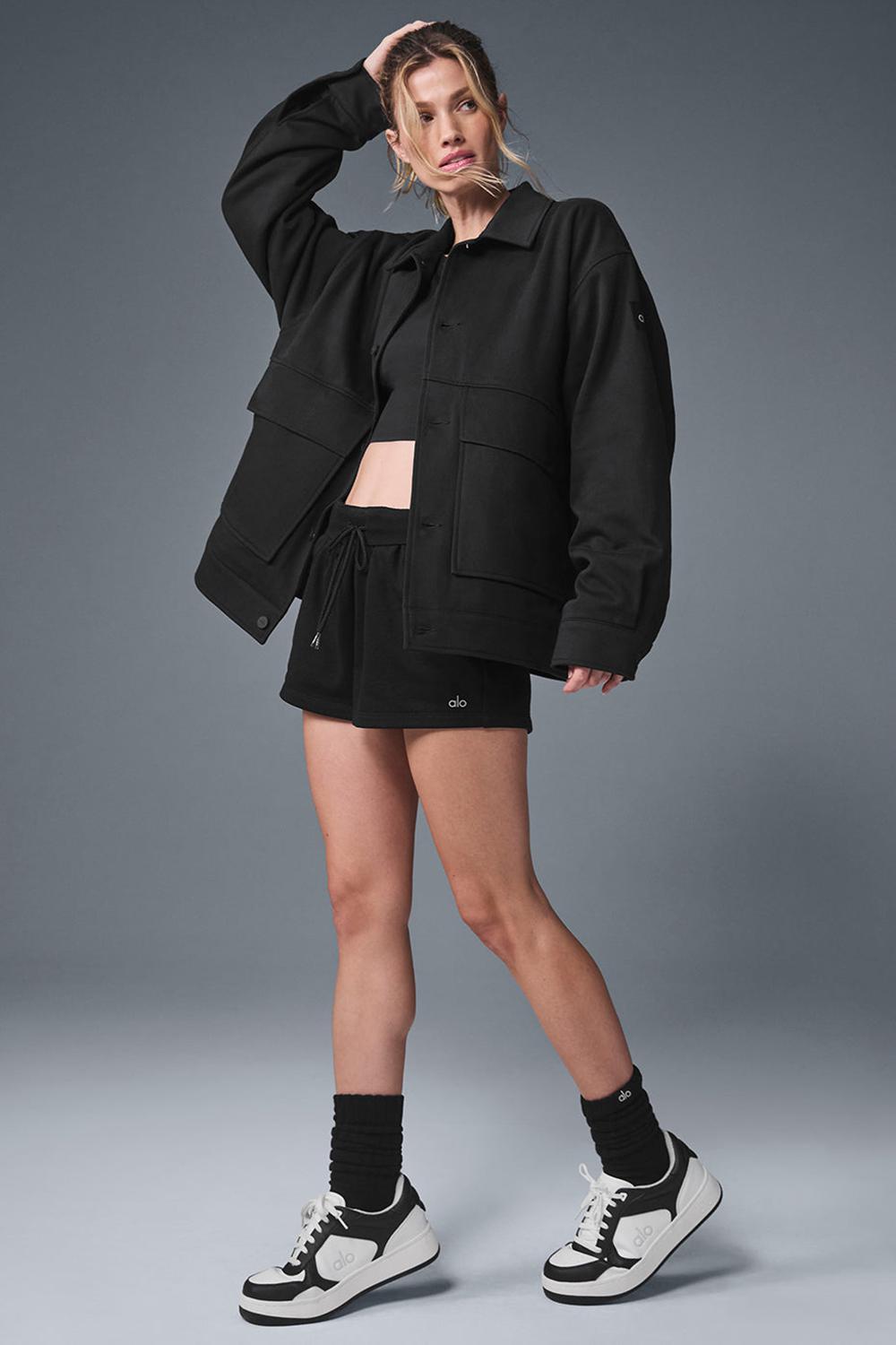 Μπουφαν γυναικεια Alo Yoga Unisex One Up μαυρα | Greece  HFXGA-4913