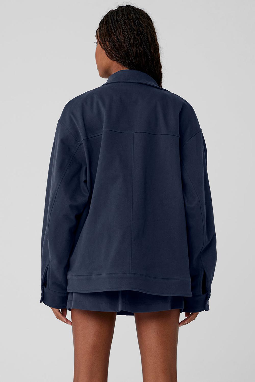 Μπουφαν γυναικεια Alo Yoga Unisex One Up σκουρο μπλε | Greece  LDYBT-3856