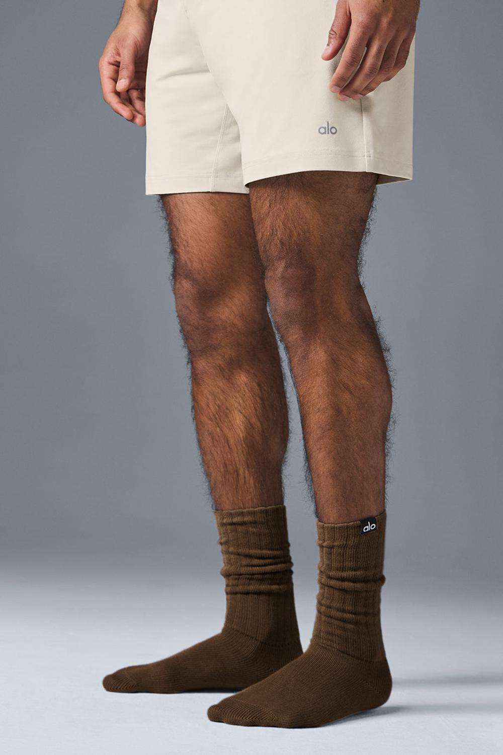 Καλτσεσ γυναικεια Alo Yoga Unisex Scrunch Espresso | Greece  VZONS-2607