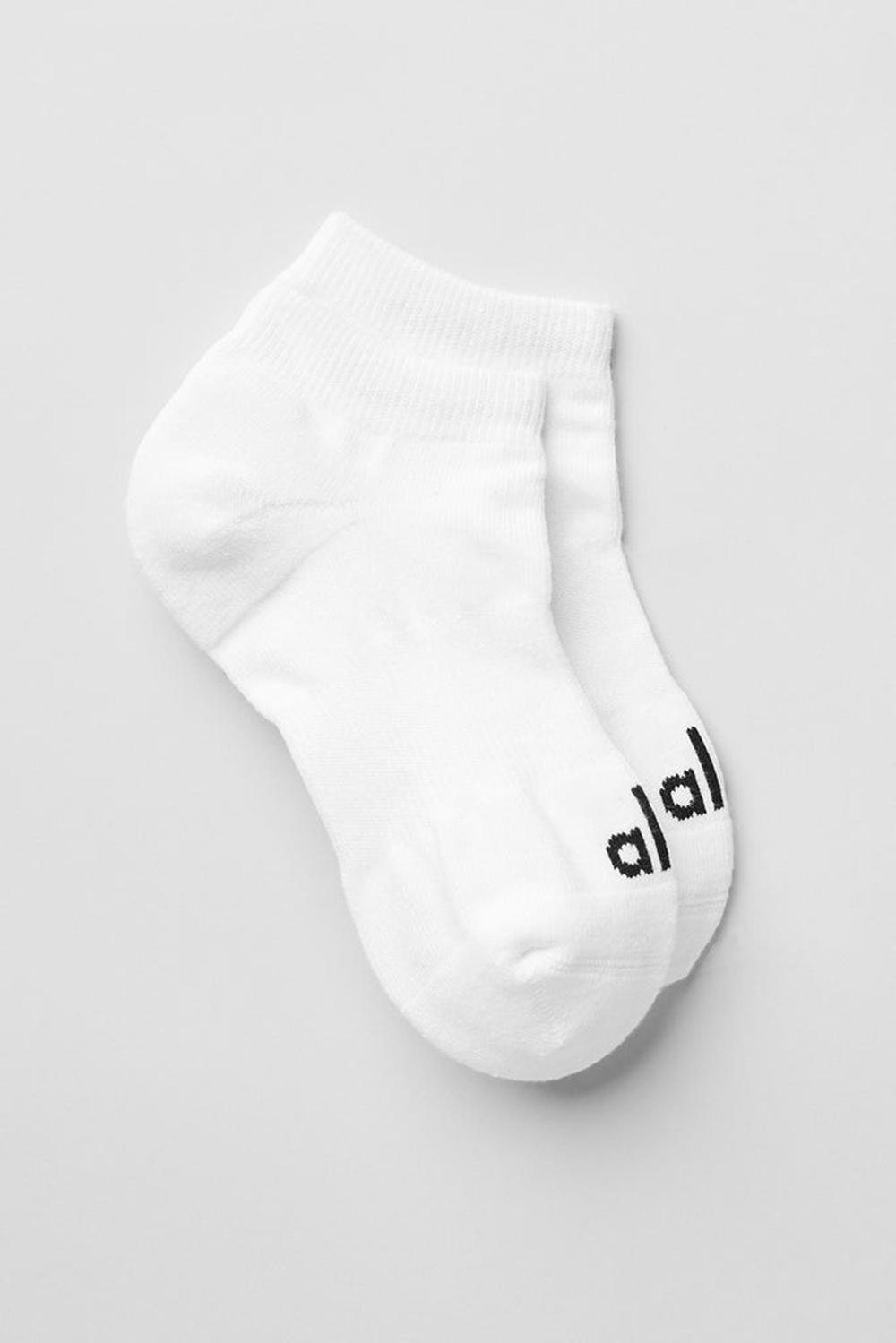 Καλτσεσ γυναικεια Alo Yoga Unisex Street ασπρα μαυρα | Greece  UMJZP-0719