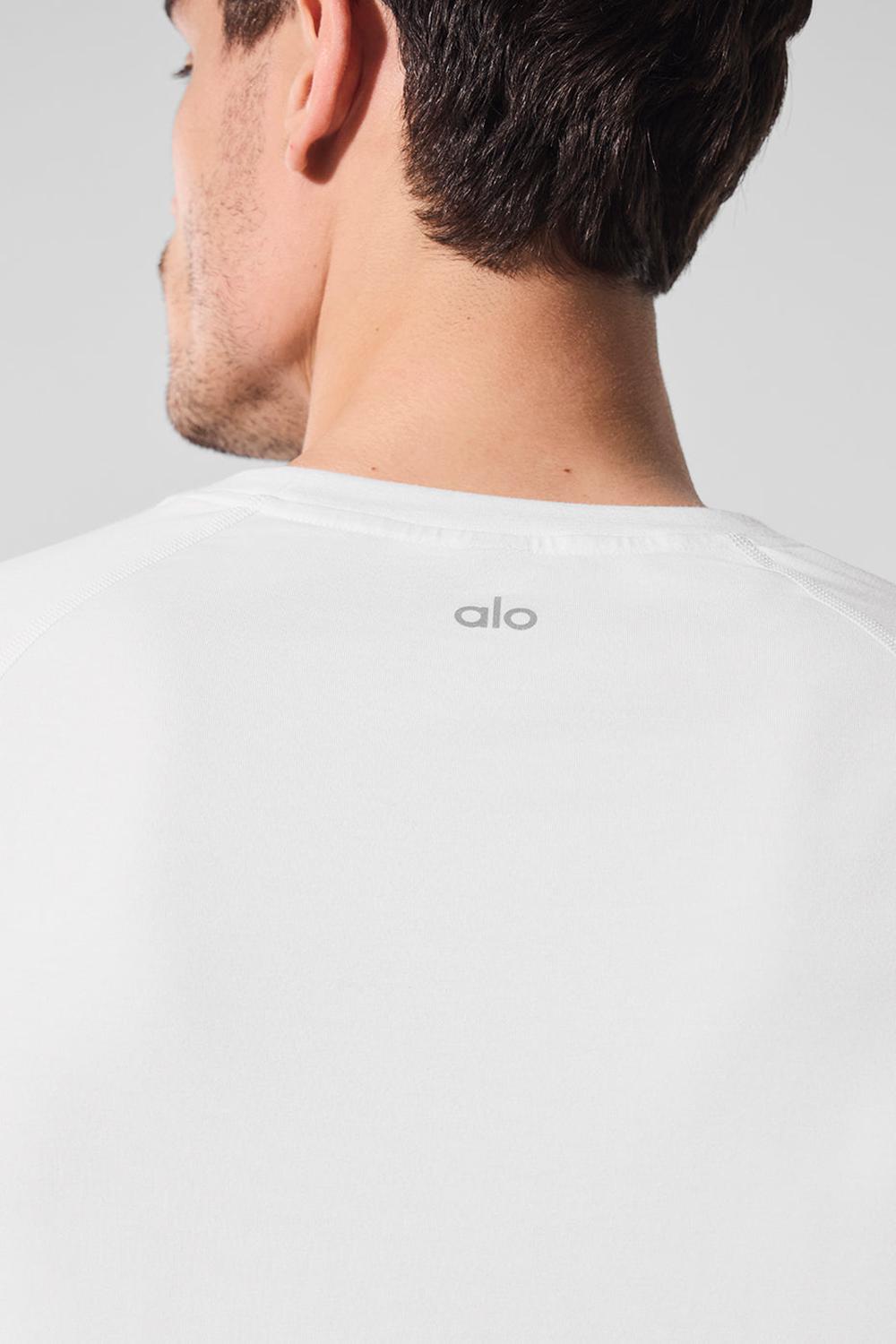Μακρυμανικο ανδρικα Alo Yoga Vapor Crewneck ασπρα | Greece  PVDJQ-1576