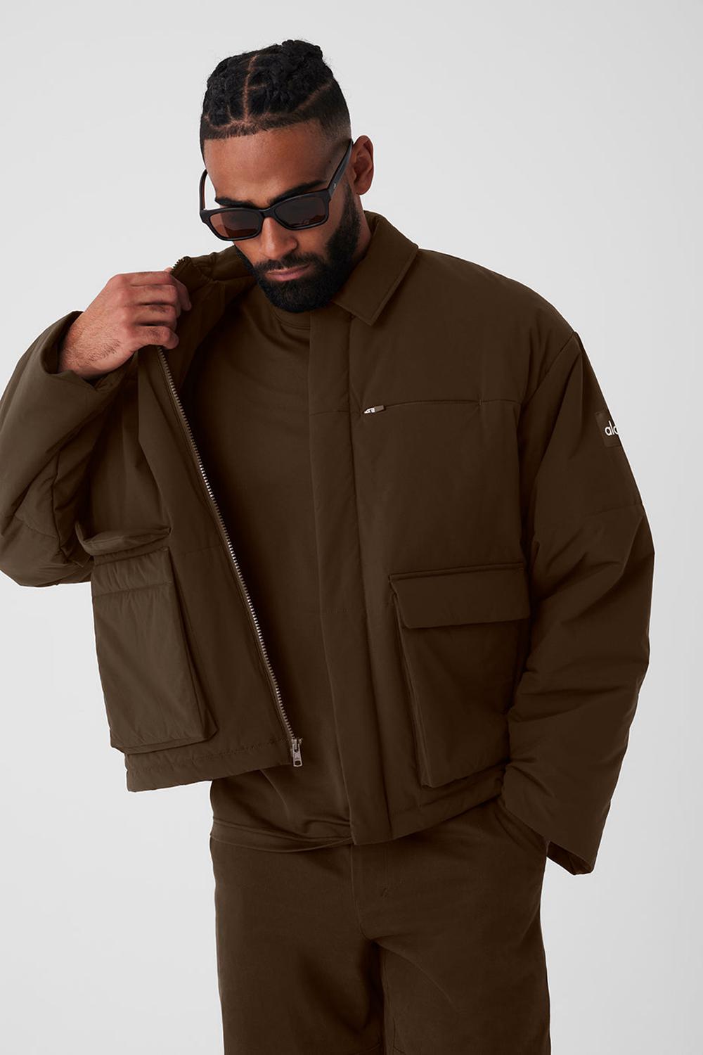 Μπουφαν ανδρικα Alo Yoga Voyage Utility Cargo Espresso | Greece  OBDWI-7498