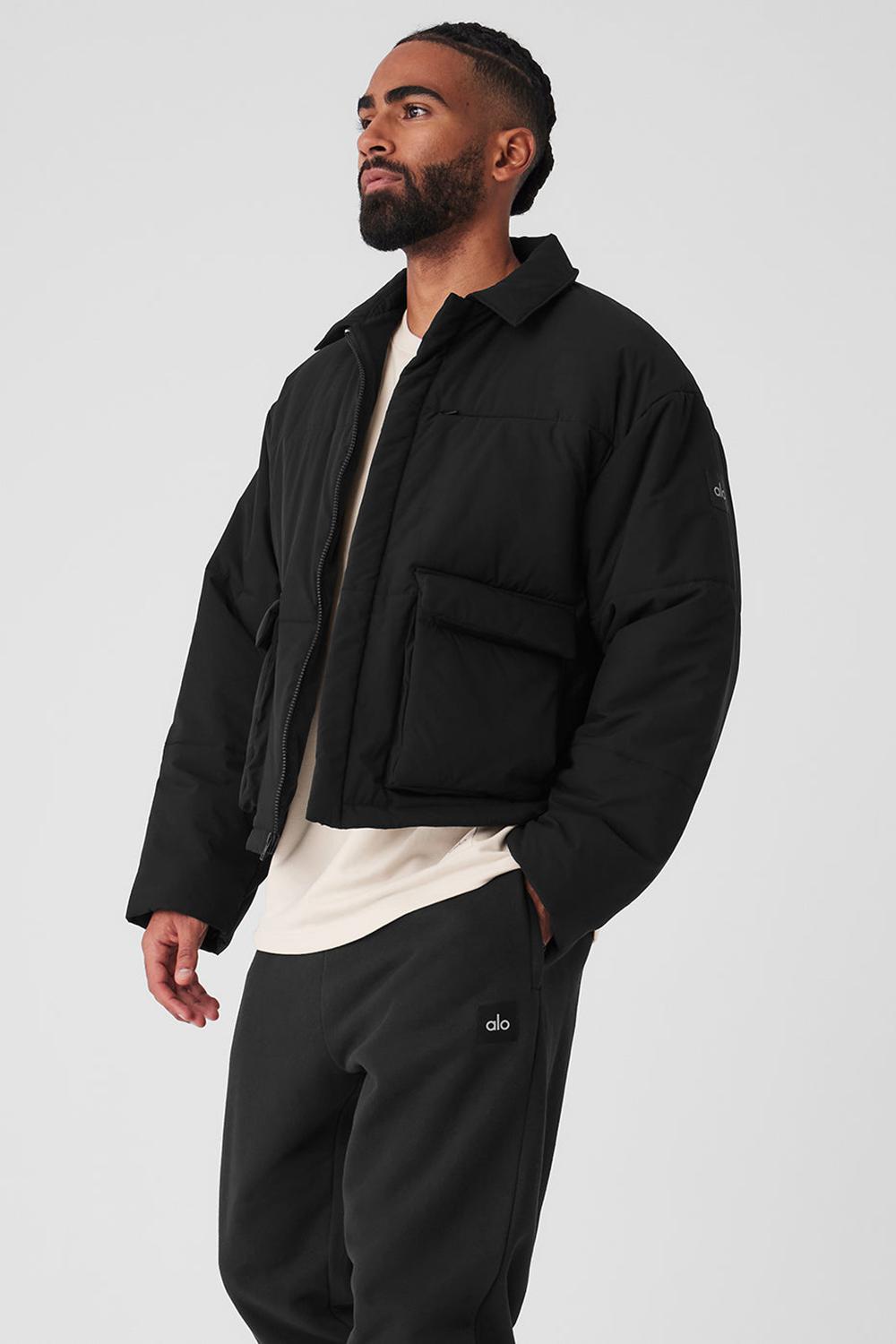 Μπουφαν ανδρικα Alo Yoga Voyage Utility Cargo μαυρα | Greece  QUZAC-5673