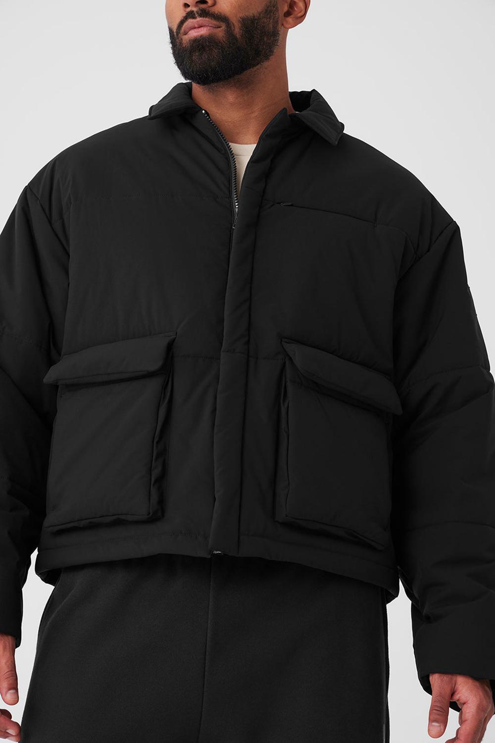 Μπουφαν ανδρικα Alo Yoga Voyage Utility Cargo μαυρα | Greece  QUZAC-5673