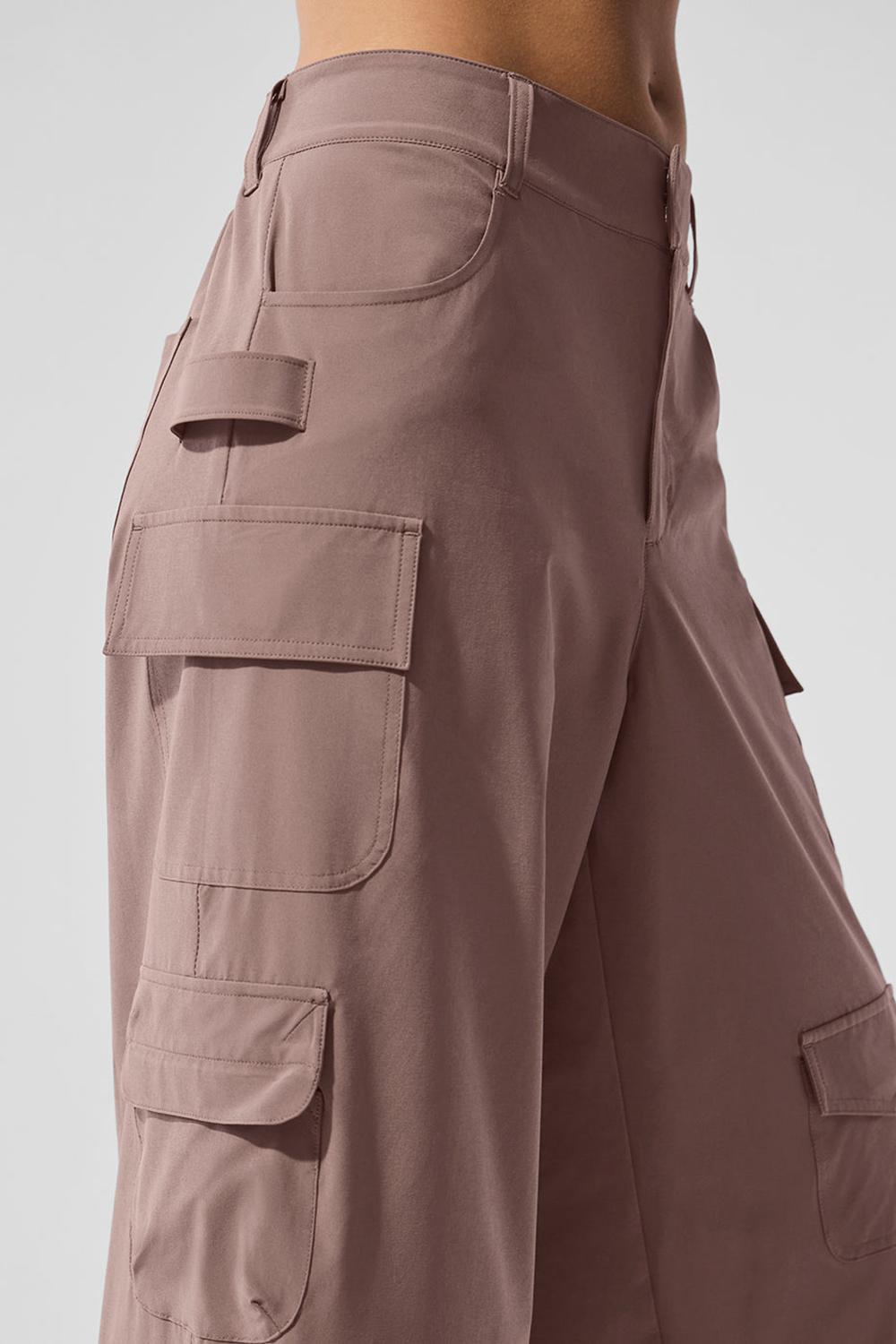 Παντελονι γυναικεια Alo Yoga Workwear Cargo Mushroom | Greece  BMNUP-1528