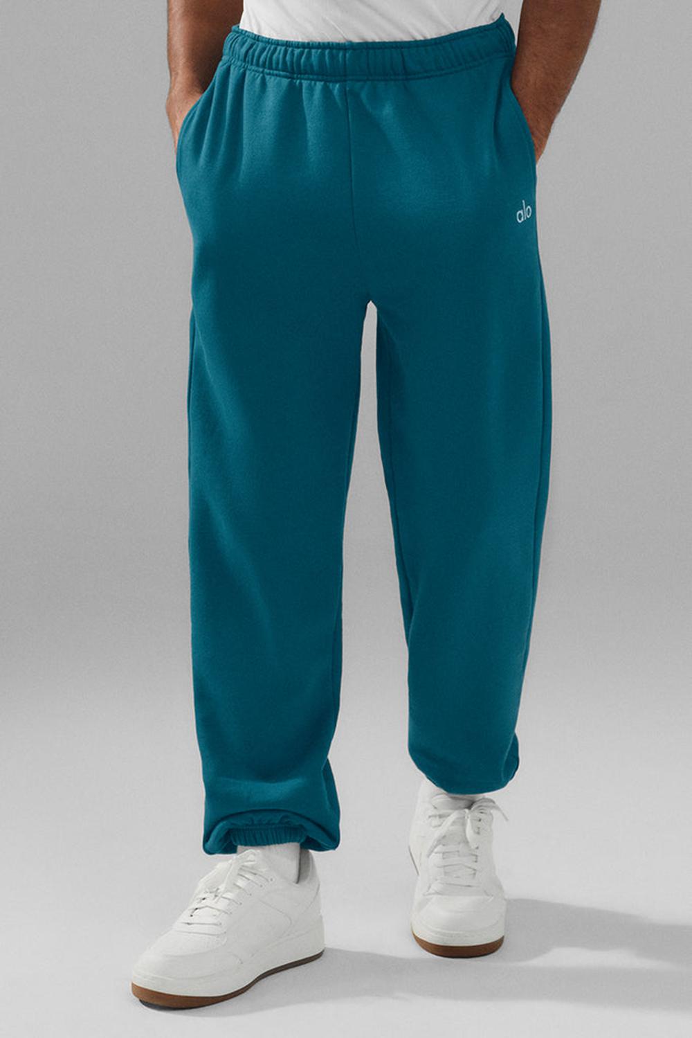 Παντελονι Φορμα ανδρικα Alo Yoga Accolade Oceanic Teal | Greece  XKFJW-5412