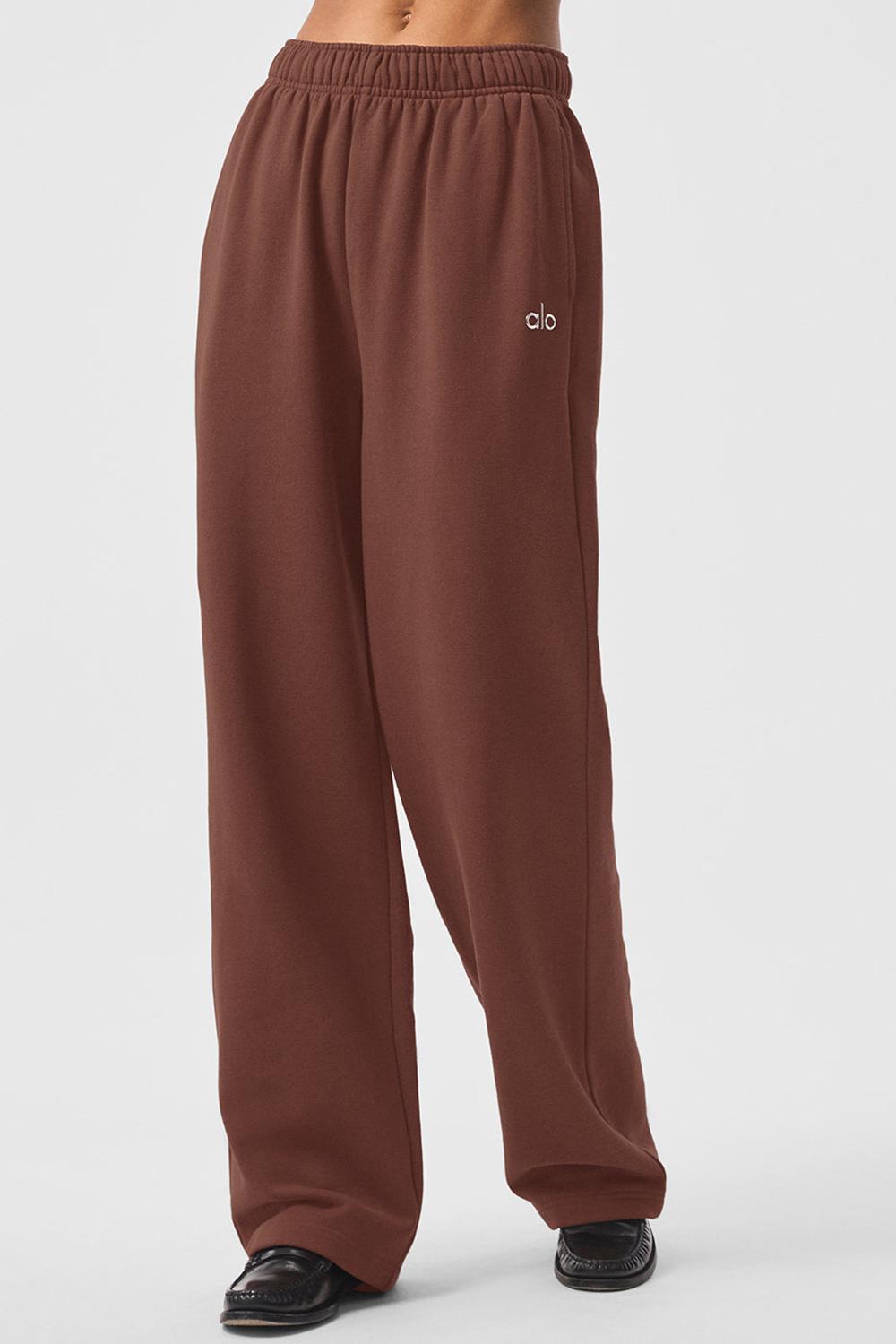 Παντελονι Φορμα γυναικεια Alo Yoga Accolade Straight Leg Chestnut | Greece  SIFZY-9658