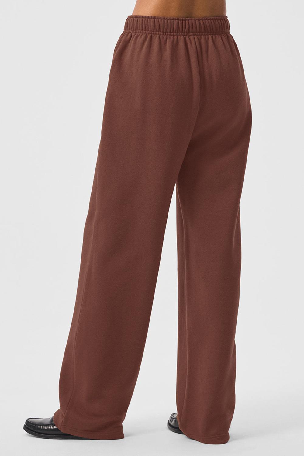 Παντελονι Φορμα γυναικεια Alo Yoga Accolade Straight Leg Chestnut | Greece  SIFZY-9658