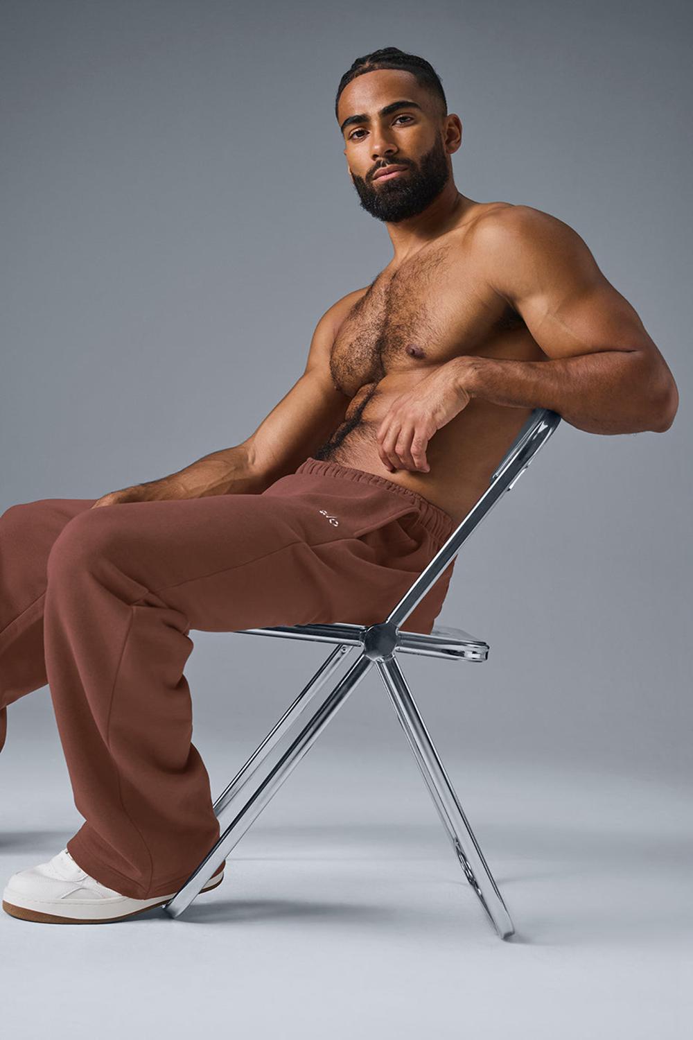 Παντελονι Φορμα ανδρικα Alo Yoga Accolade Straight Leg Chestnut | Greece  UDLQA-9358