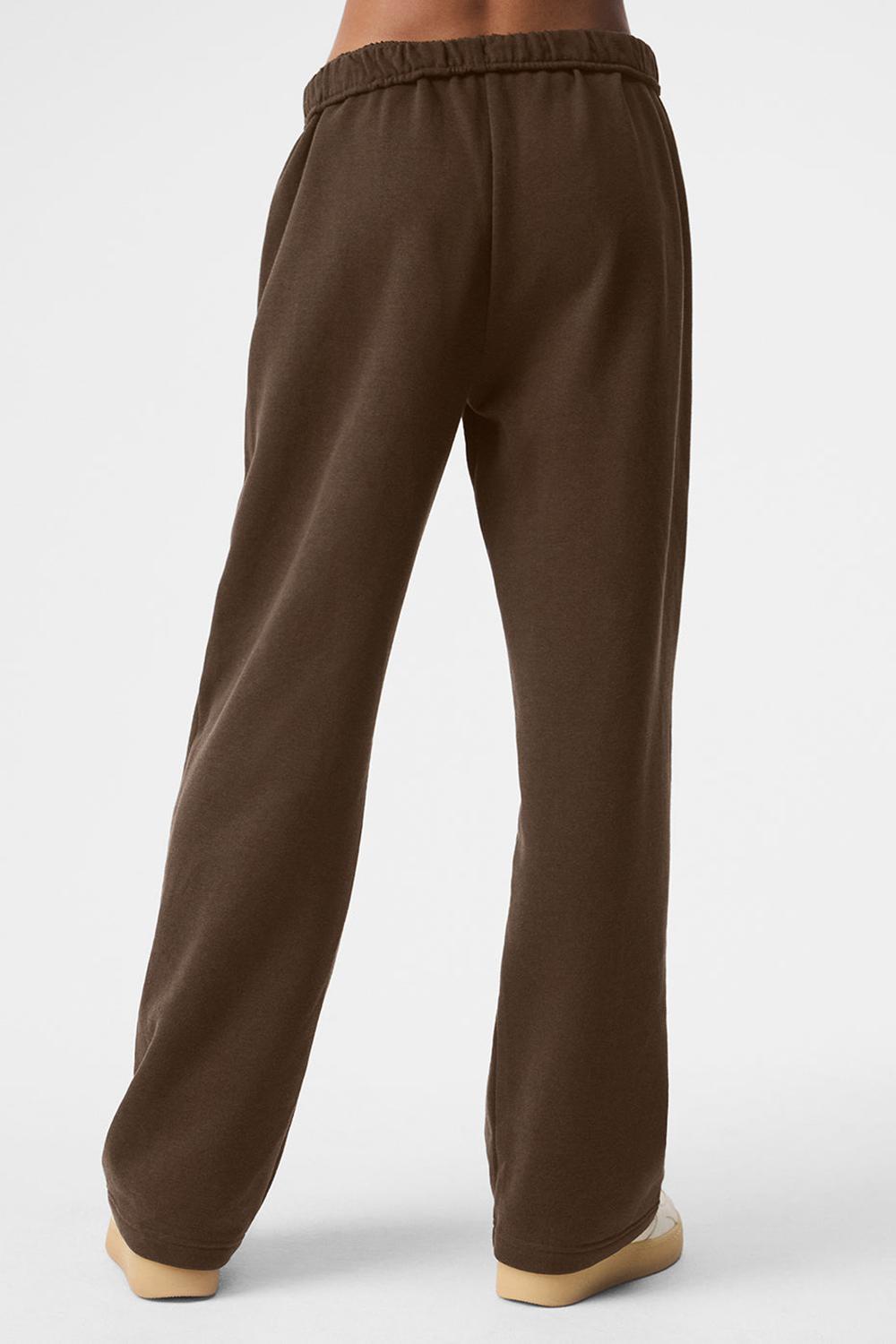 Παντελονι Φορμα γυναικεια Alo Yoga Accolade Straight Leg Espresso | Greece  SIOCK-4163