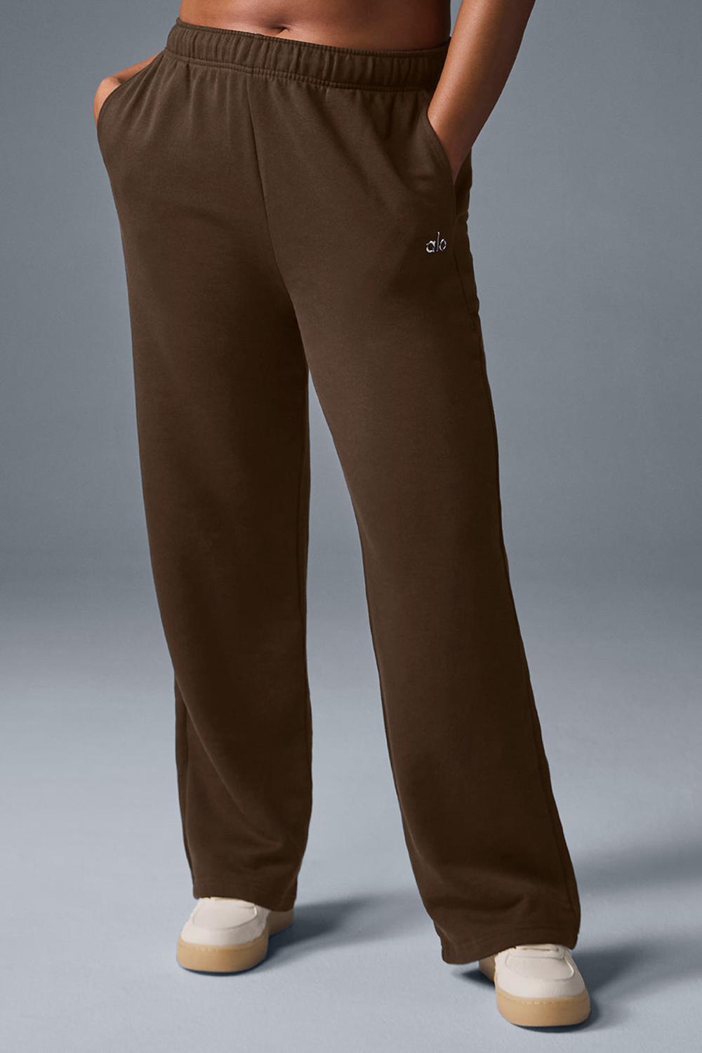 Παντελονι Φορμα γυναικεια Alo Yoga Accolade Straight Leg Espresso | Greece  SIOCK-4163